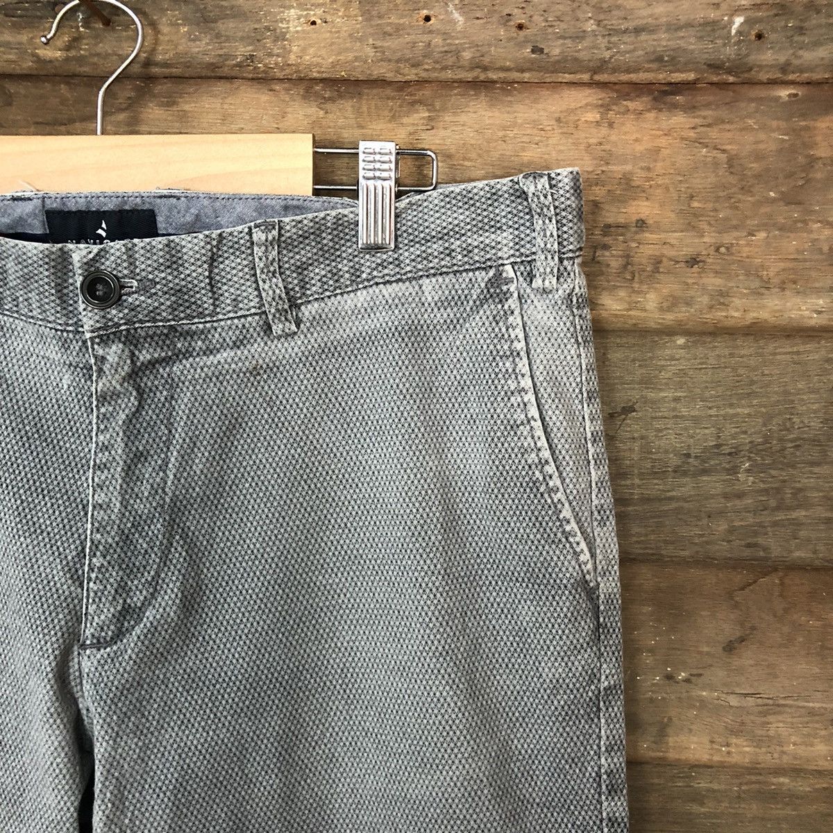Japanese Brand Navigate regular fit Grey Casual Pants #6904 Size US 31 - 5 Thumbnail