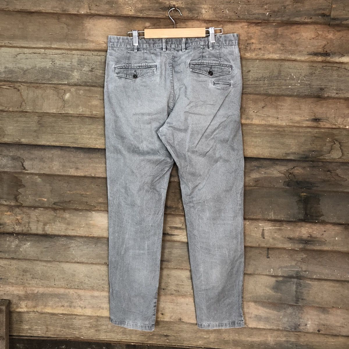 Japanese Brand Navigate regular fit Grey Casual Pants #6904 Size US 31 - 8 Thumbnail