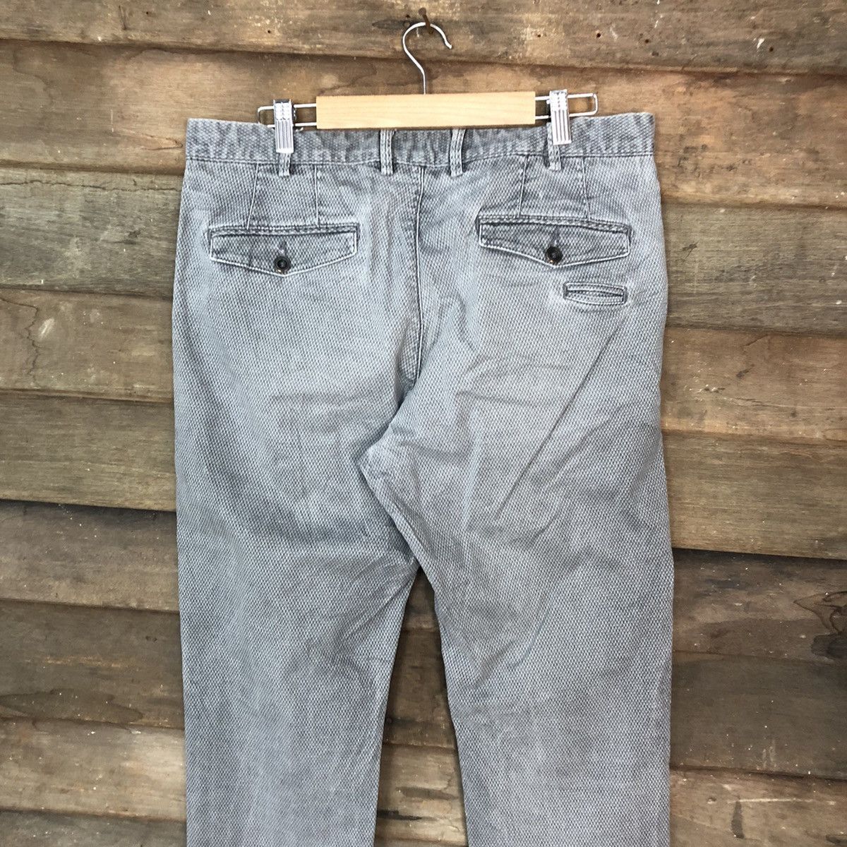 Japanese Brand Navigate regular fit Grey Casual Pants #6904 Size US 31 - 9 Thumbnail