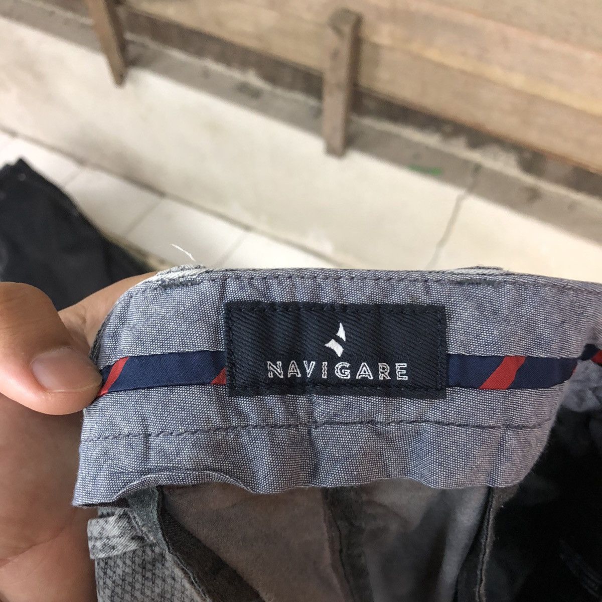 Japanese Brand Navigate regular fit Grey Casual Pants #6904 Size US 31 - 13 Thumbnail