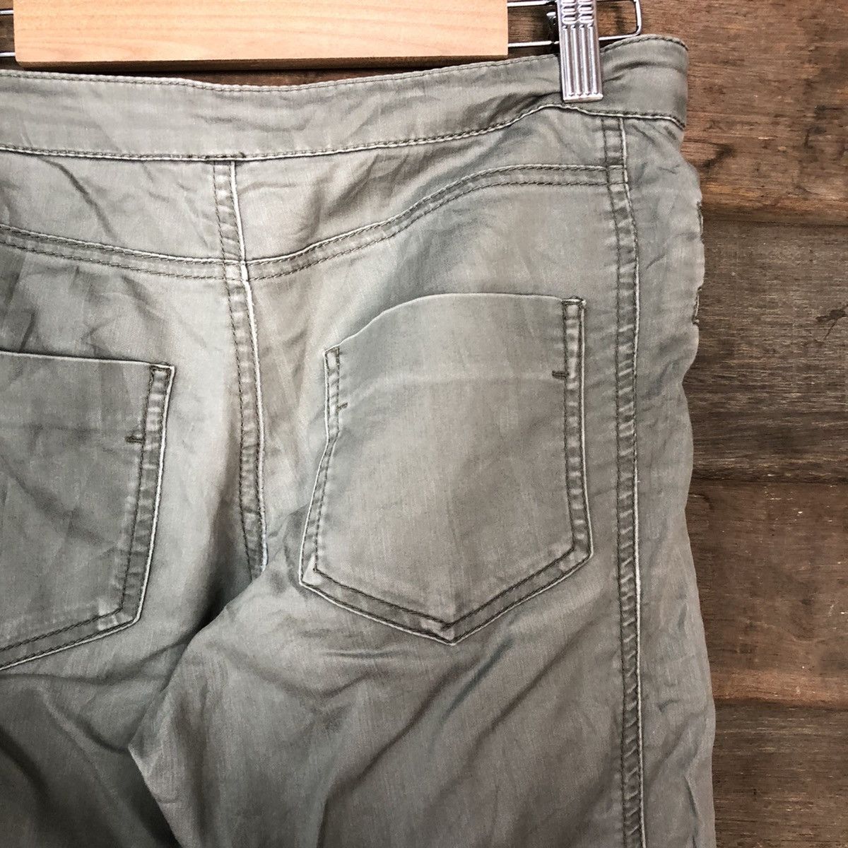 Japanese Brand Japanese Brand Green streetwear Cargo Pants #6892 Size US 30 / EU 46 - 12 Thumbnail