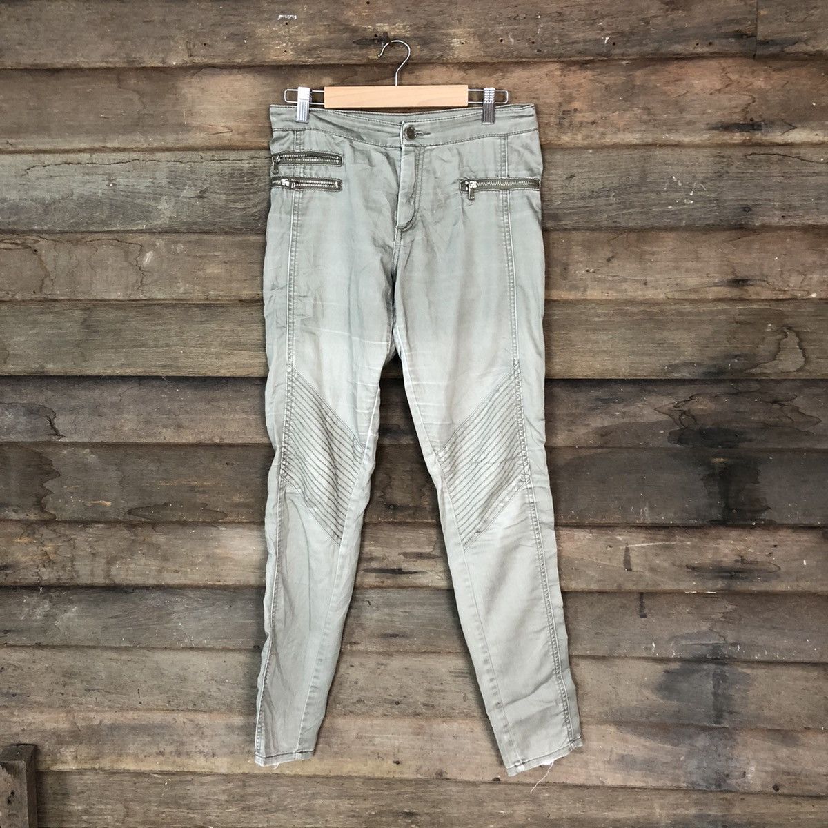 Japanese Brand Japanese Brand Green streetwear Cargo Pants #6892 Size US 30 / EU 46 - 1 Thumbnail
