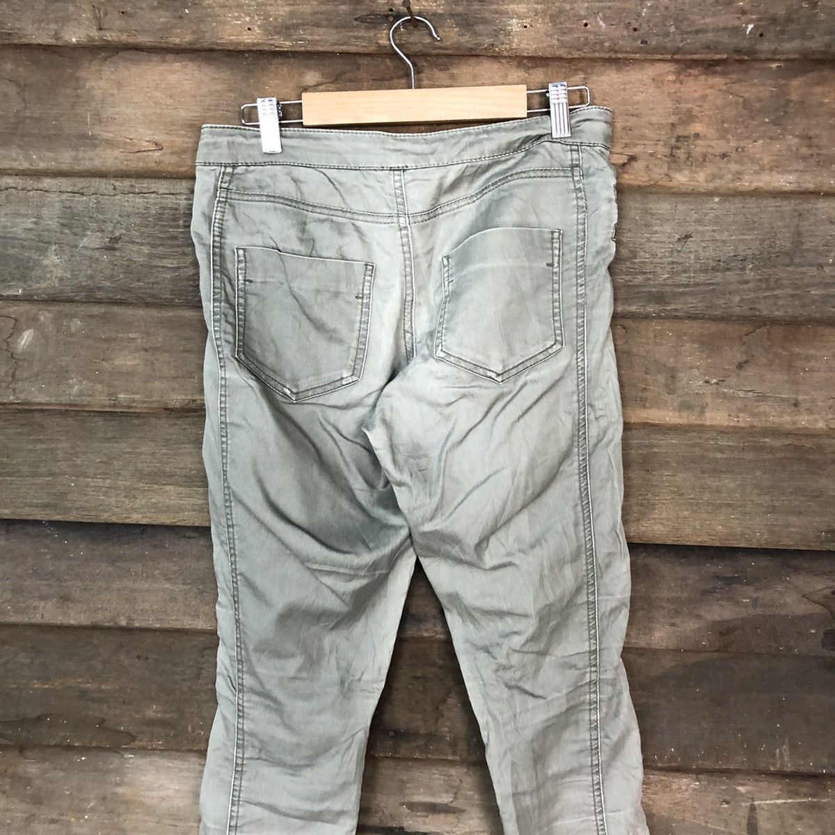 Japanese Brand Japanese Brand Green streetwear Cargo Pants #6892 Size US 30 / EU 46 - 9 Thumbnail