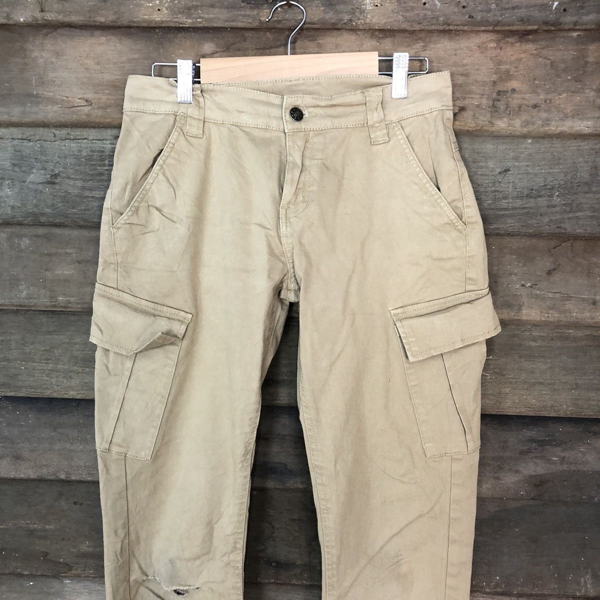 Japanese Brand Lavu Brown utility tactical japan Cargo Pants #6881 Size US 29 - 2 Thumbnail