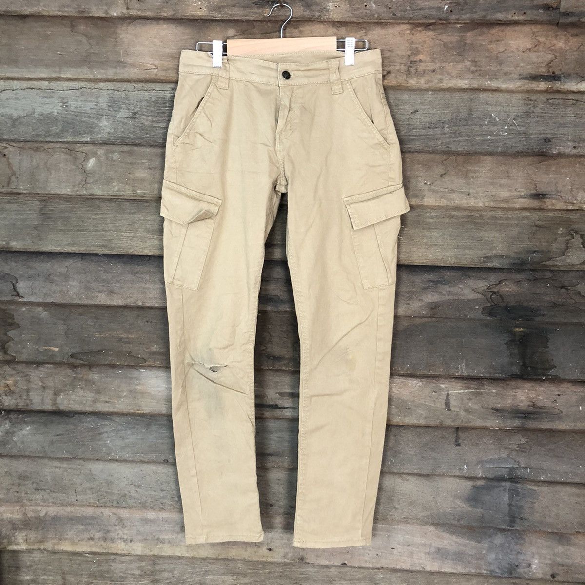 Japanese Brand Lavu Brown utility tactical japan Cargo Pants #6881 Size US 29 - 1 Thumbnail