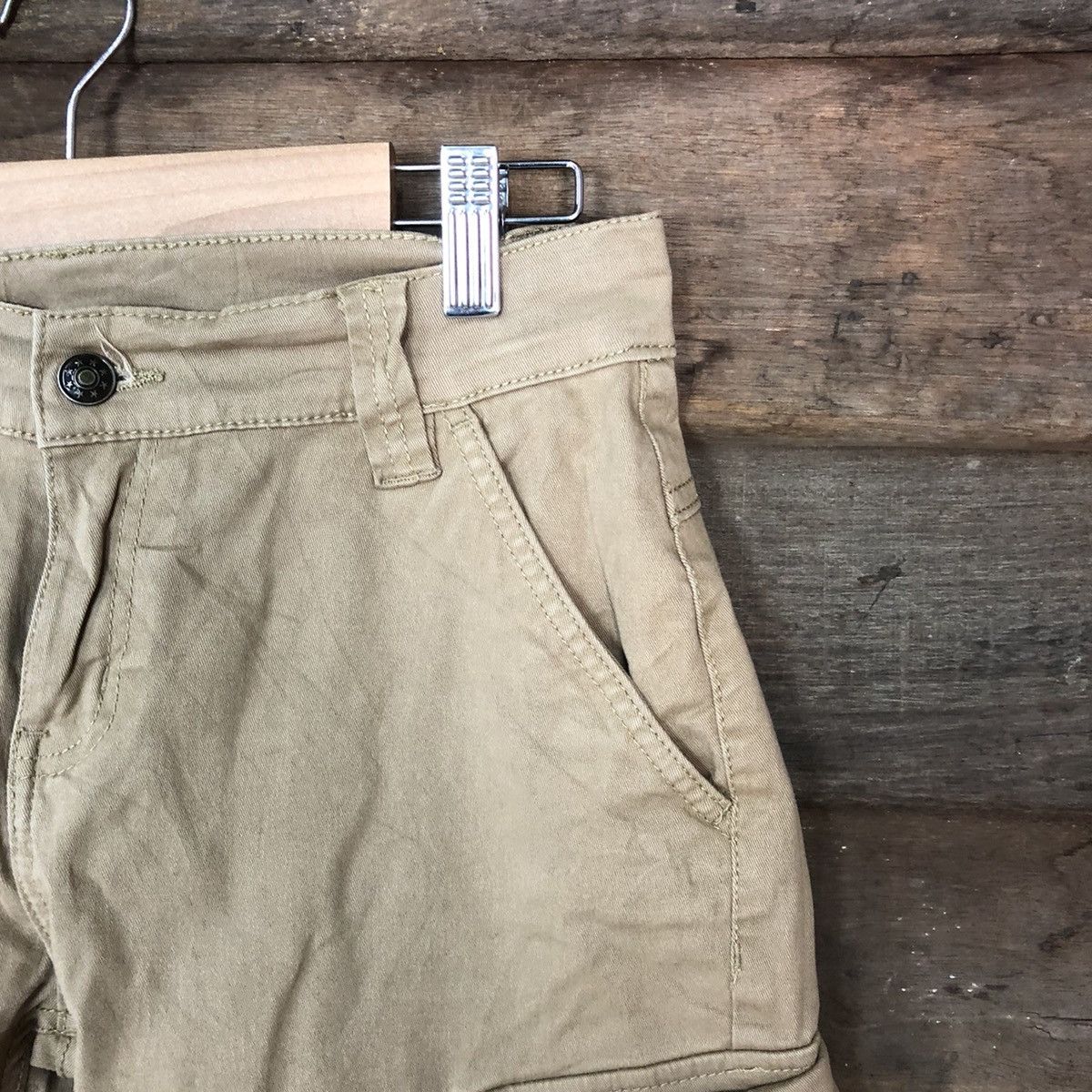 Japanese Brand Lavu Brown utility tactical japan Cargo Pants #6881 Size US 29 - 5 Thumbnail