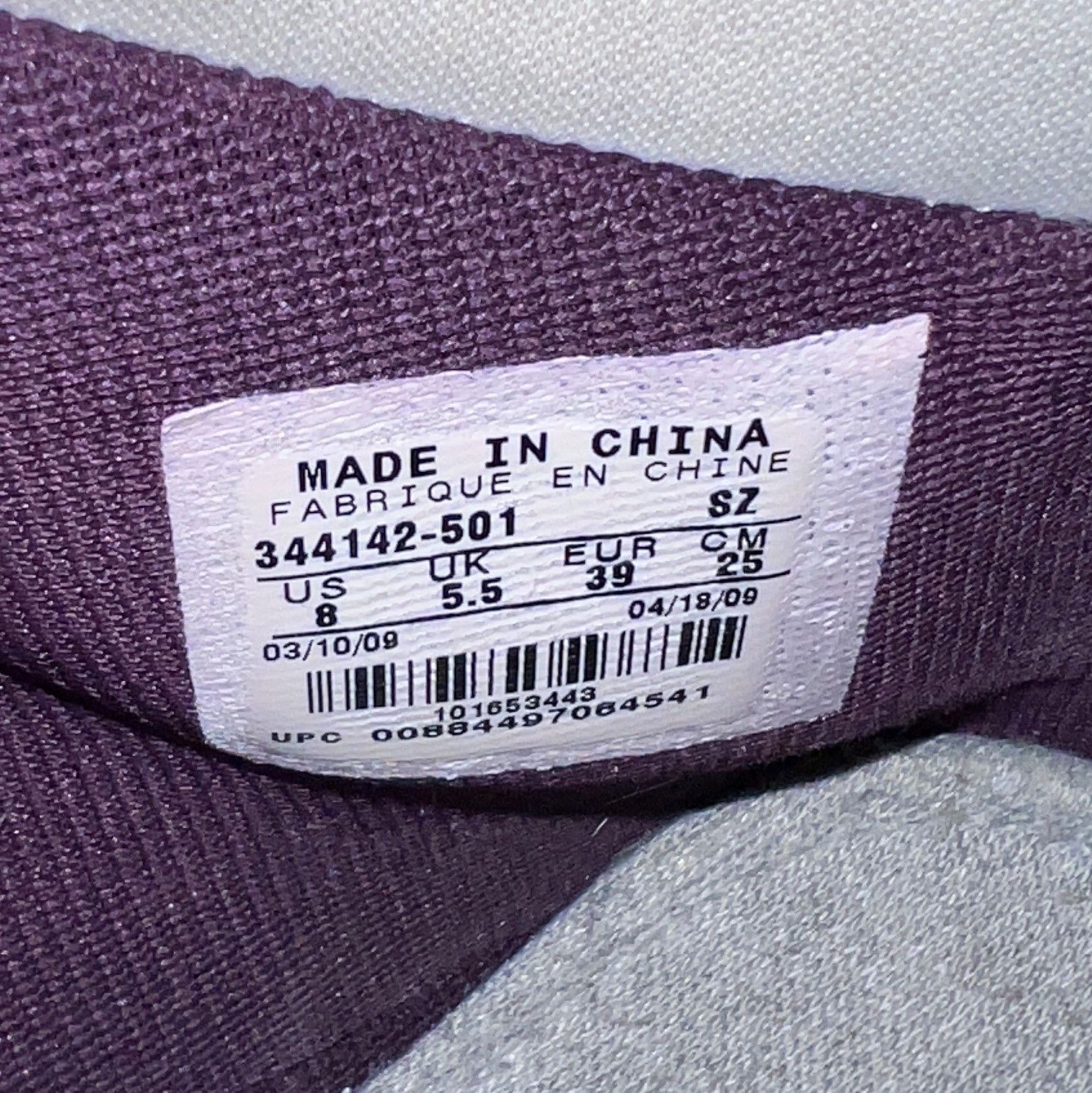 Nike Nike Dunk High Skinny Granny Purple Platinum Women'sSneakers Size US 8 / IT 38 - 11 Thumbnail