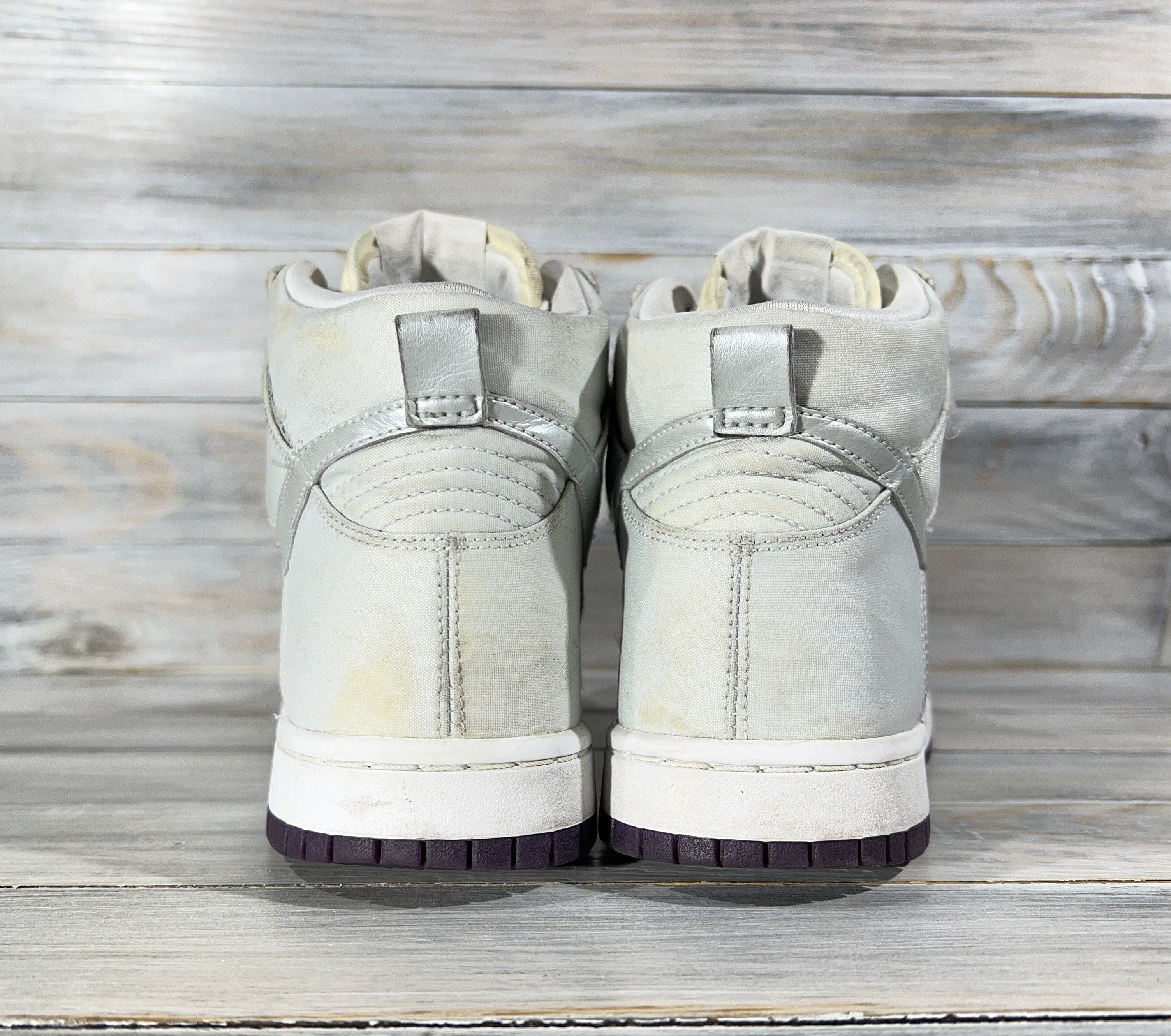 Nike Nike Dunk High Skinny Granny Purple Platinum Women'sSneakers Size US 8 / IT 38 - 6 Thumbnail