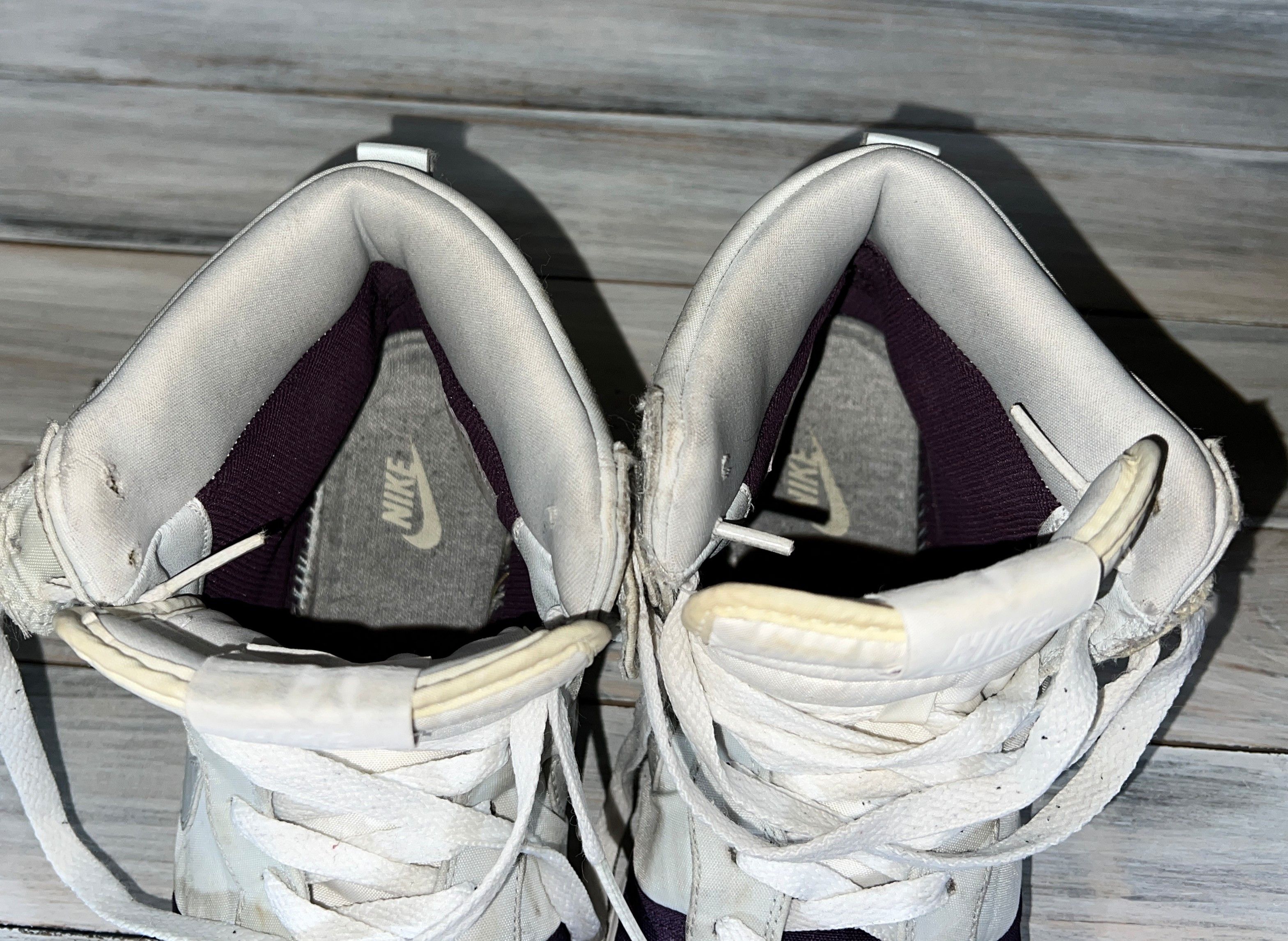 Nike Nike Dunk High Skinny Granny Purple Platinum Women'sSneakers Size US 8 / IT 38 - 21 Thumbnail