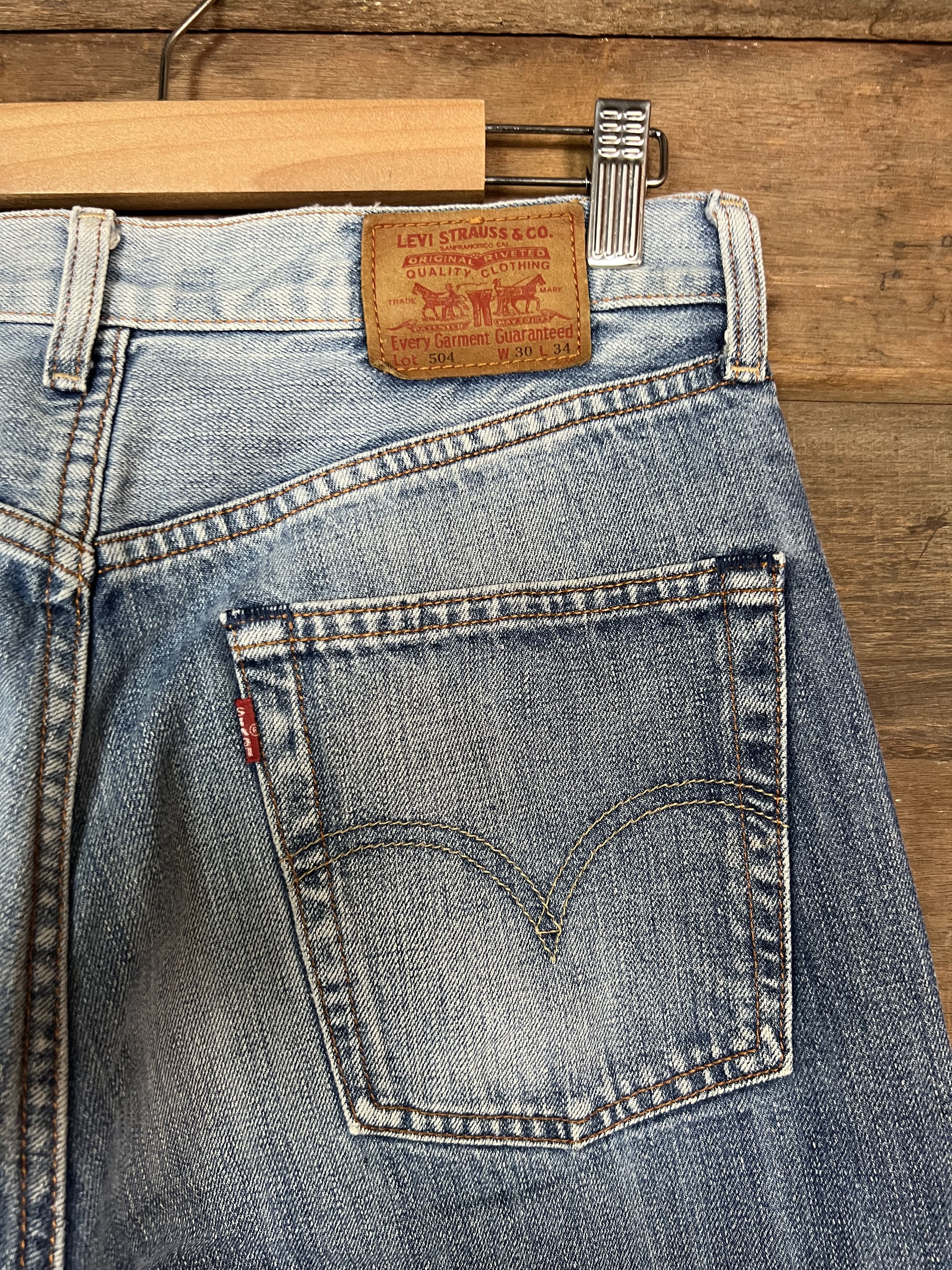 Levi's LEVIS 504 WILD CHILD VINTAGE DENIM STYLE Size US 28 / EU 44 - 15 Thumbnail