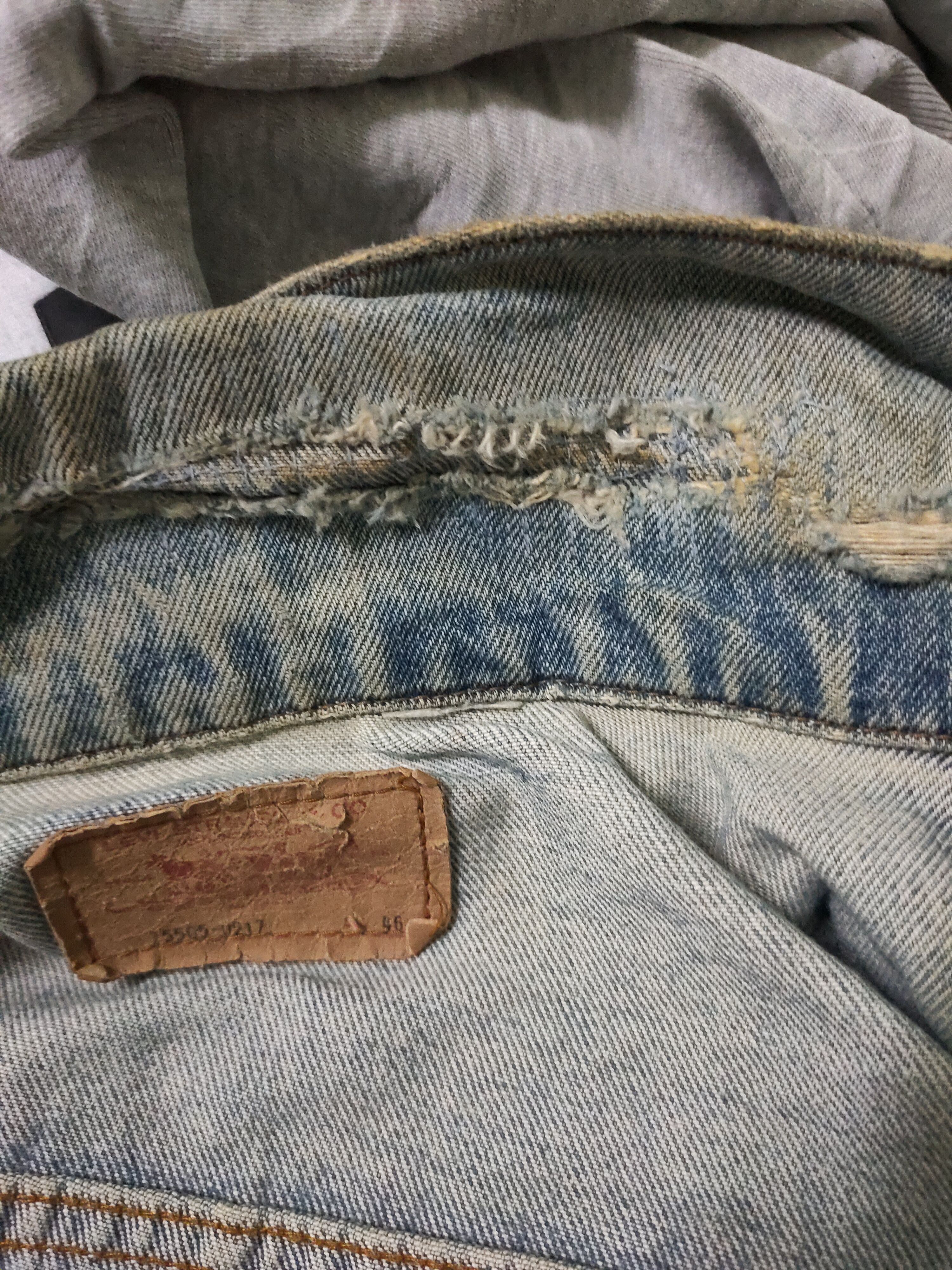 Levi's Vintage Clothing Levi's vintage trucker jacket distressed denim Size US XL / EU 56 / 4 - 10 Thumbnail