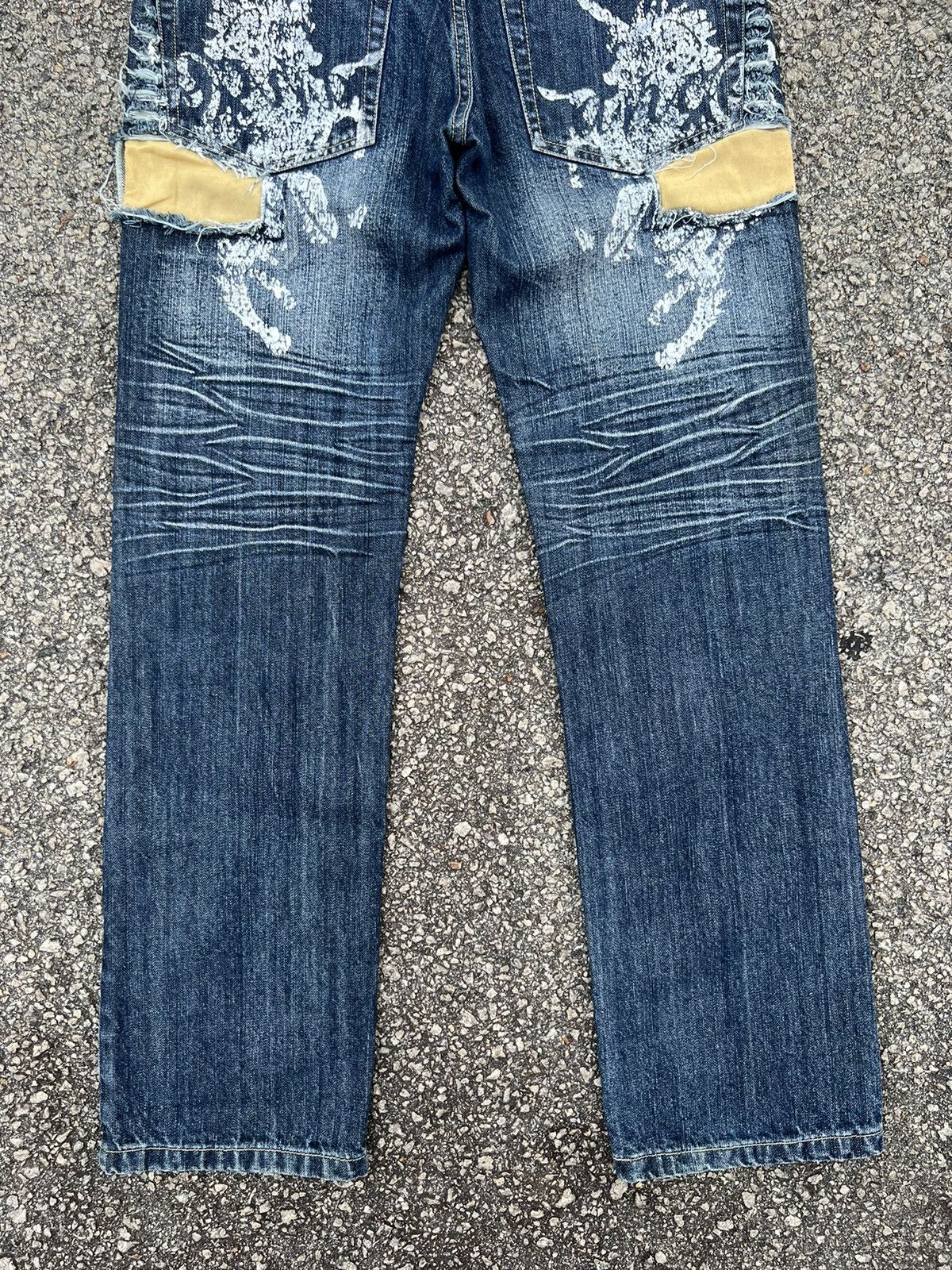 If Six Was Nine DISTRESSED DENIM PANTS VINTAGE JAPANESE BRANDED Size US 31 - 14 Thumbnail
