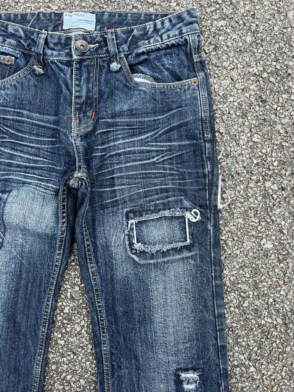If Six Was Nine DISTRESSED DENIM PANTS VINTAGE JAPANESE BRANDED Size US 31 - 6 Thumbnail
