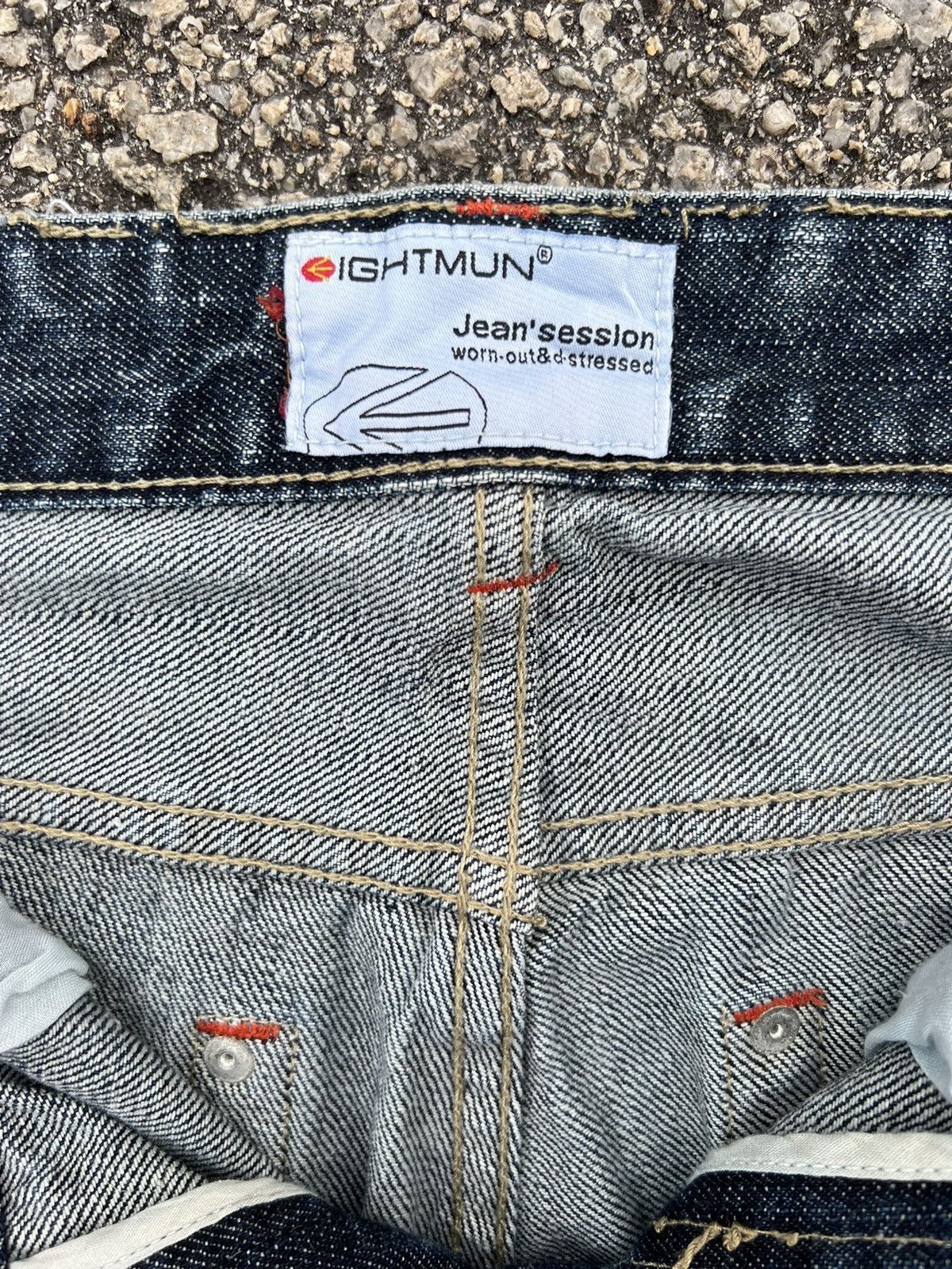 If Six Was Nine DISTRESSED DENIM PANTS VINTAGE JAPANESE BRANDED Size US 31 - 21 Thumbnail