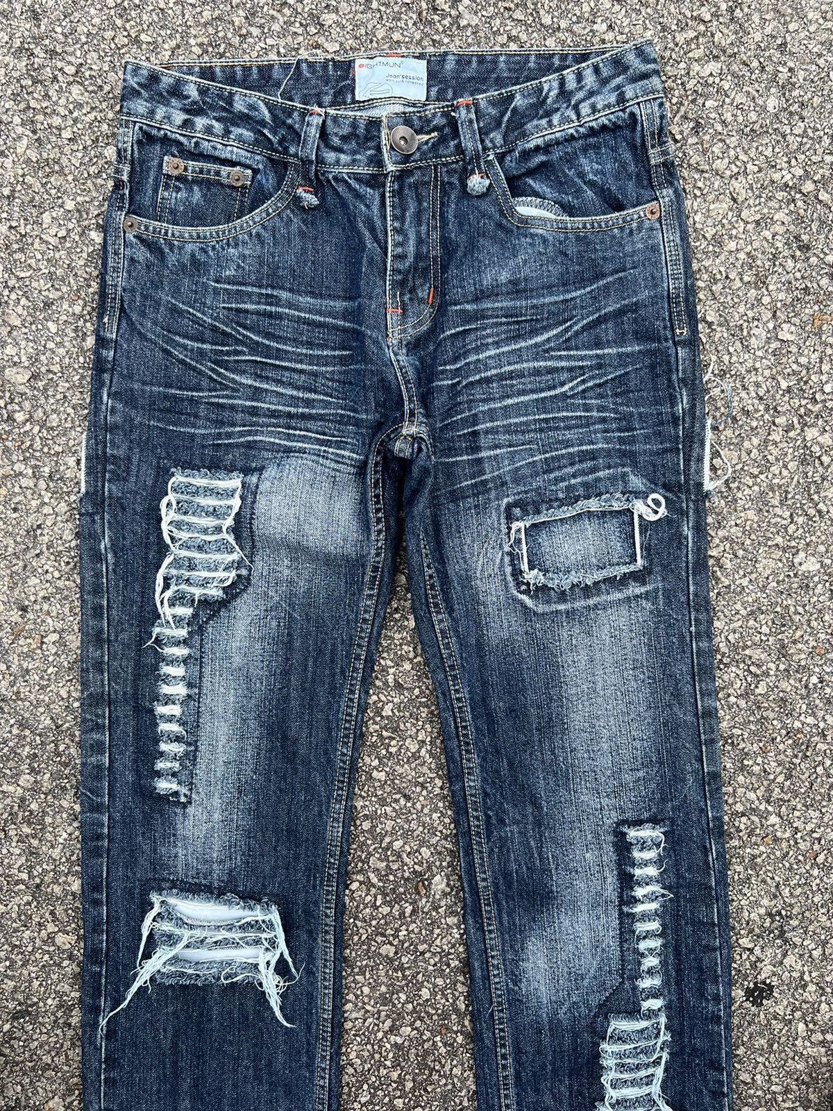 If Six Was Nine DISTRESSED DENIM PANTS VINTAGE JAPANESE BRANDED Size US 31 - 3 Thumbnail