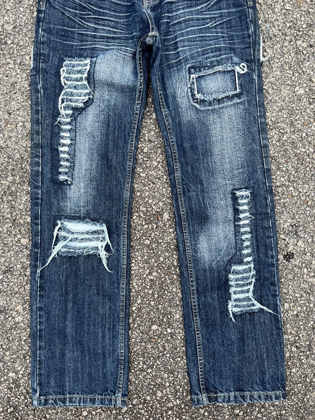 If Six Was Nine DISTRESSED DENIM PANTS VINTAGE JAPANESE BRANDED Size US 31 - 4 Thumbnail