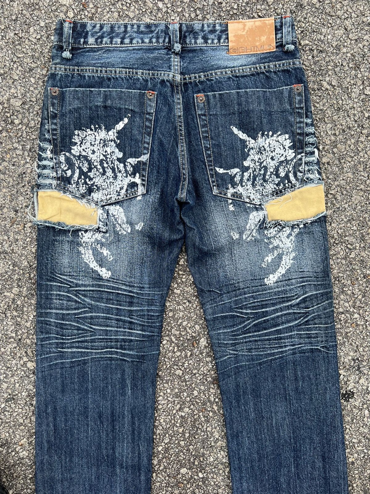 If Six Was Nine DISTRESSED DENIM PANTS VINTAGE JAPANESE BRANDED Size US 31 - 13 Thumbnail