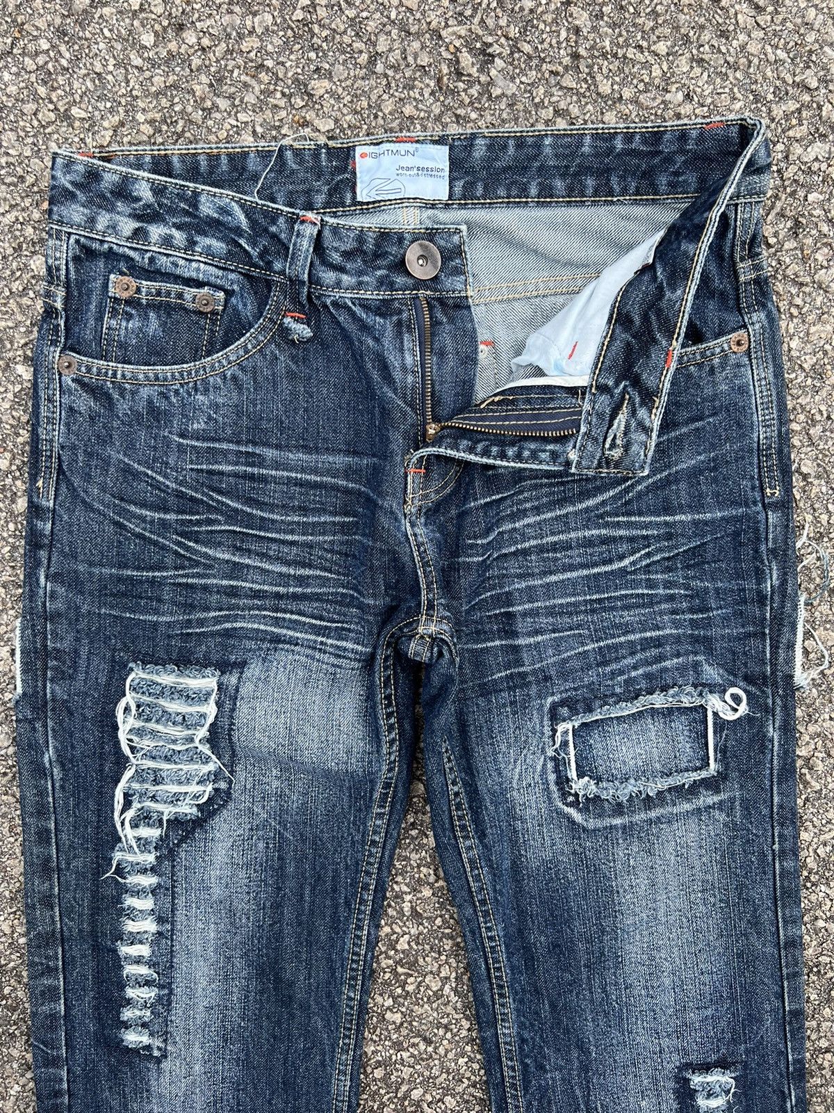 If Six Was Nine DISTRESSED DENIM PANTS VINTAGE JAPANESE BRANDED Size US 31 - 10 Thumbnail
