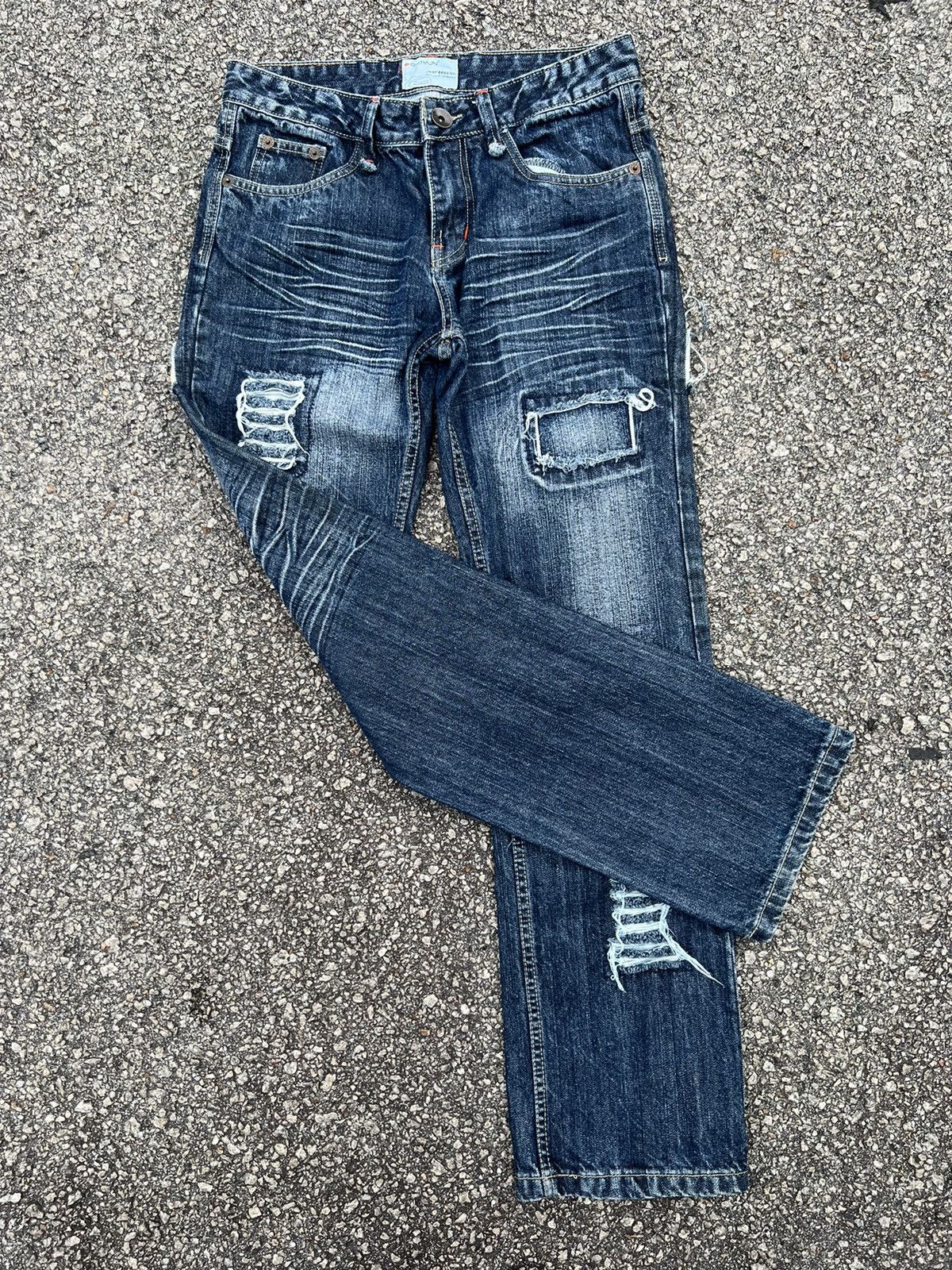 If Six Was Nine DISTRESSED DENIM PANTS VINTAGE JAPANESE BRANDED Size US 31 - 11 Thumbnail
