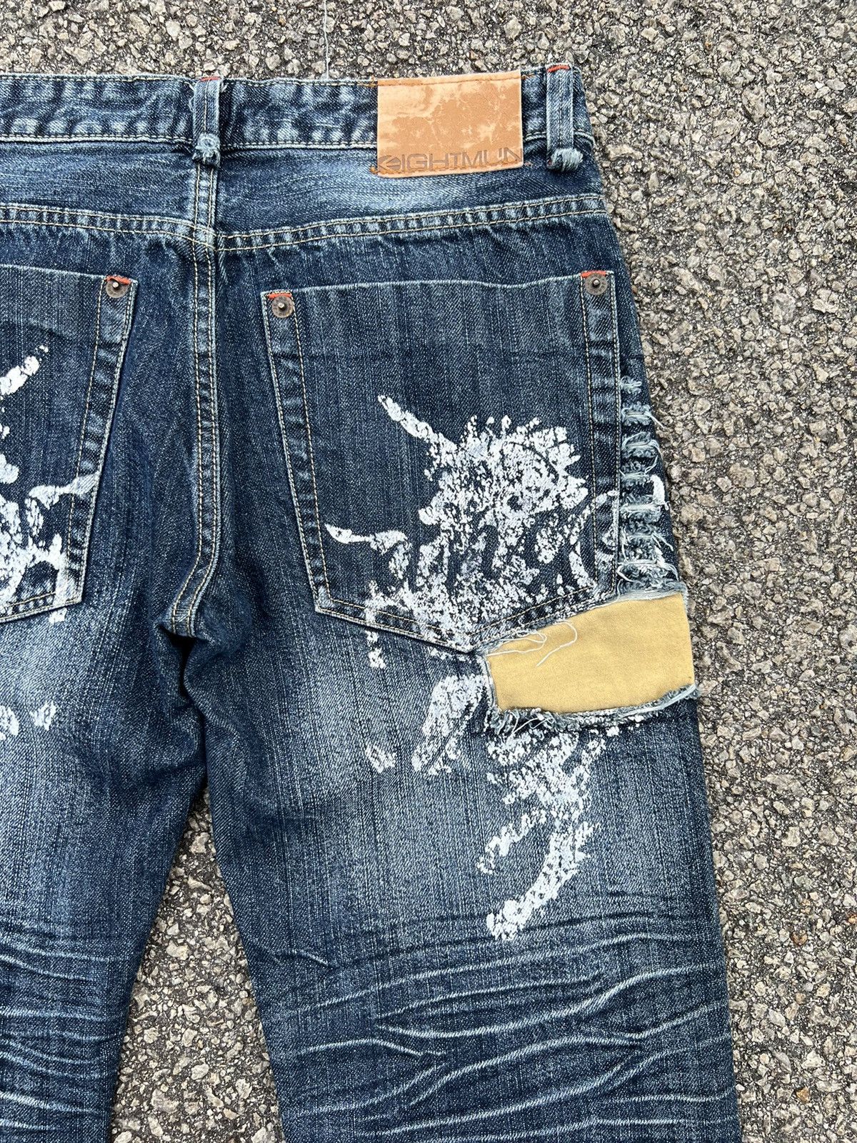 If Six Was Nine DISTRESSED DENIM PANTS VINTAGE JAPANESE BRANDED Size US 31 - 16 Thumbnail