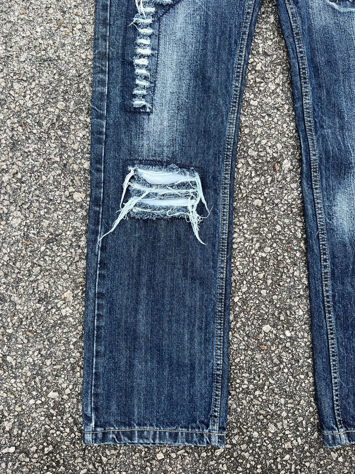 If Six Was Nine DISTRESSED DENIM PANTS VINTAGE JAPANESE BRANDED Size US 31 - 7 Thumbnail