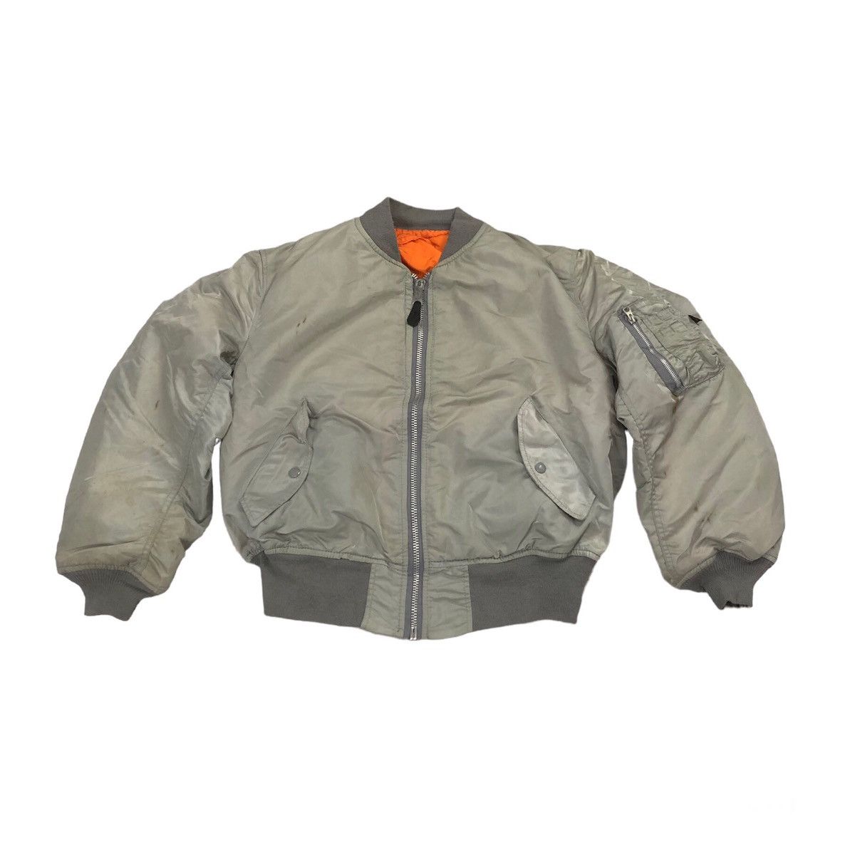 Alpha Industries Vintage Alpha Industries Riversible Bomber Jacket Size US L / EU 52-54 / 3 - 1 Thumbnail