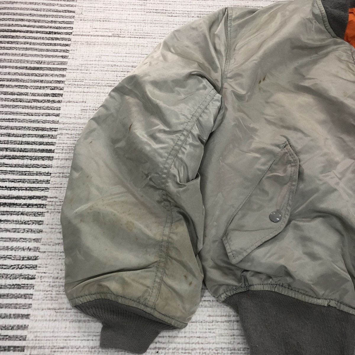 Alpha Industries Vintage Alpha Industries Riversible Bomber Jacket Size US L / EU 52-54 / 3 - 4 Thumbnail