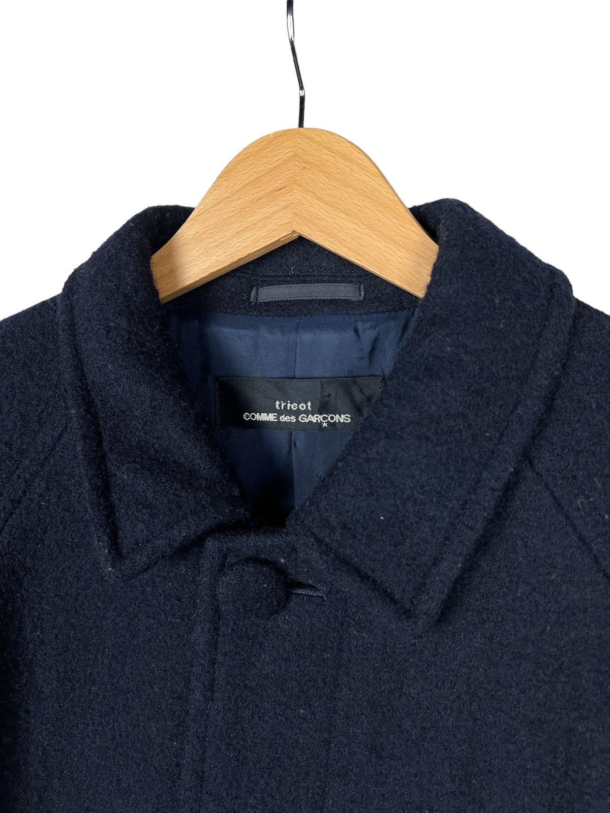 Comme des Garcons Vintage AW94 Tricot Comme Des Garçons Wool Long Coat Size US L / EU 52-54 / 3 - 5 Thumbnail
