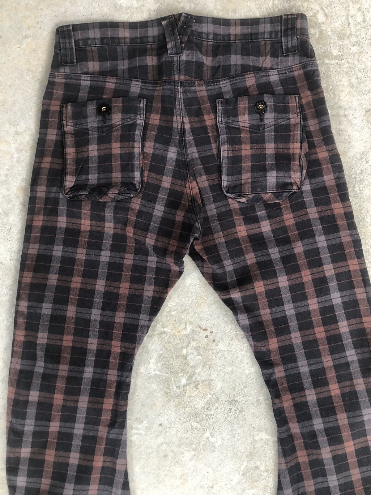 Seditionaries PPFM Chekered Jeans J-Cut Punk Style Size US 33 - 10 Thumbnail