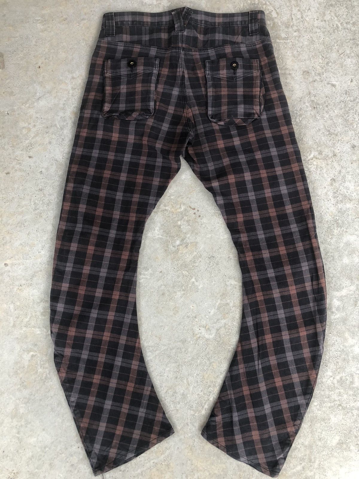 Seditionaries PPFM Chekered Jeans J-Cut Punk Style Size US 33 - 2 Thumbnail