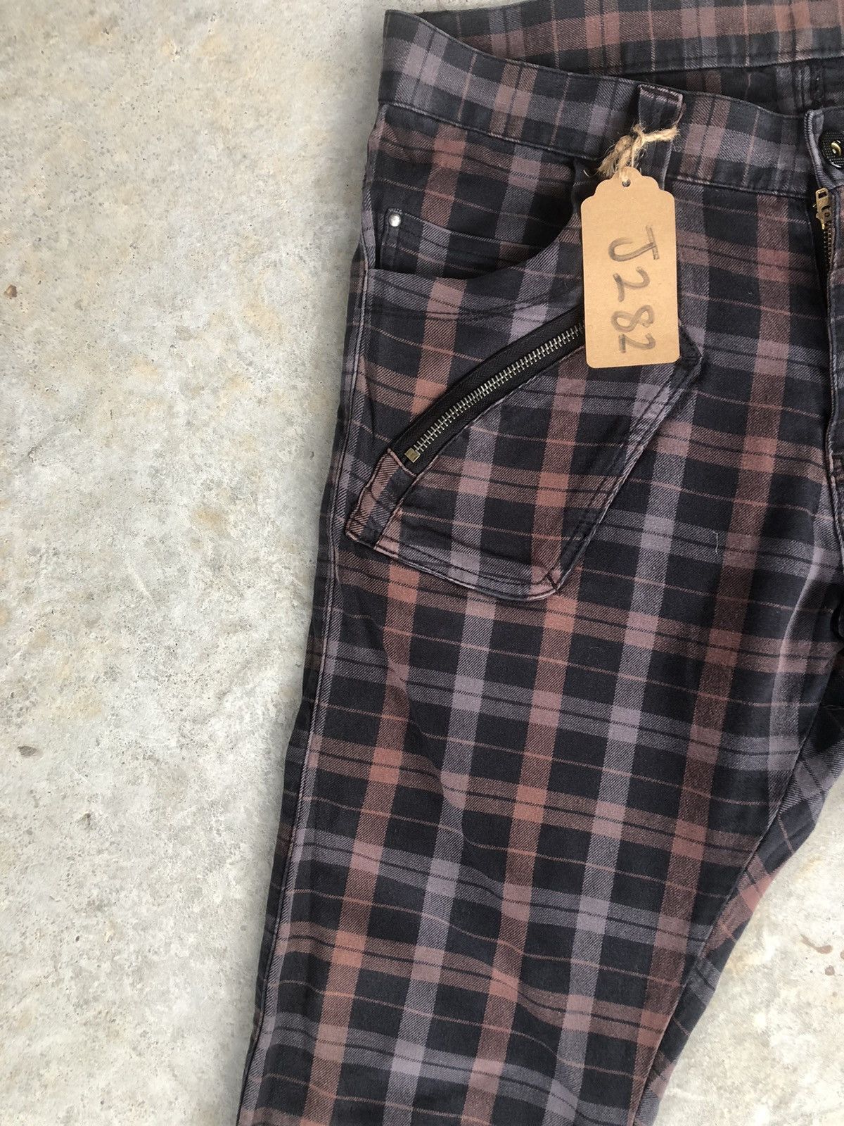 Seditionaries PPFM Chekered Jeans J-Cut Punk Style Size US 33 - 4 Thumbnail