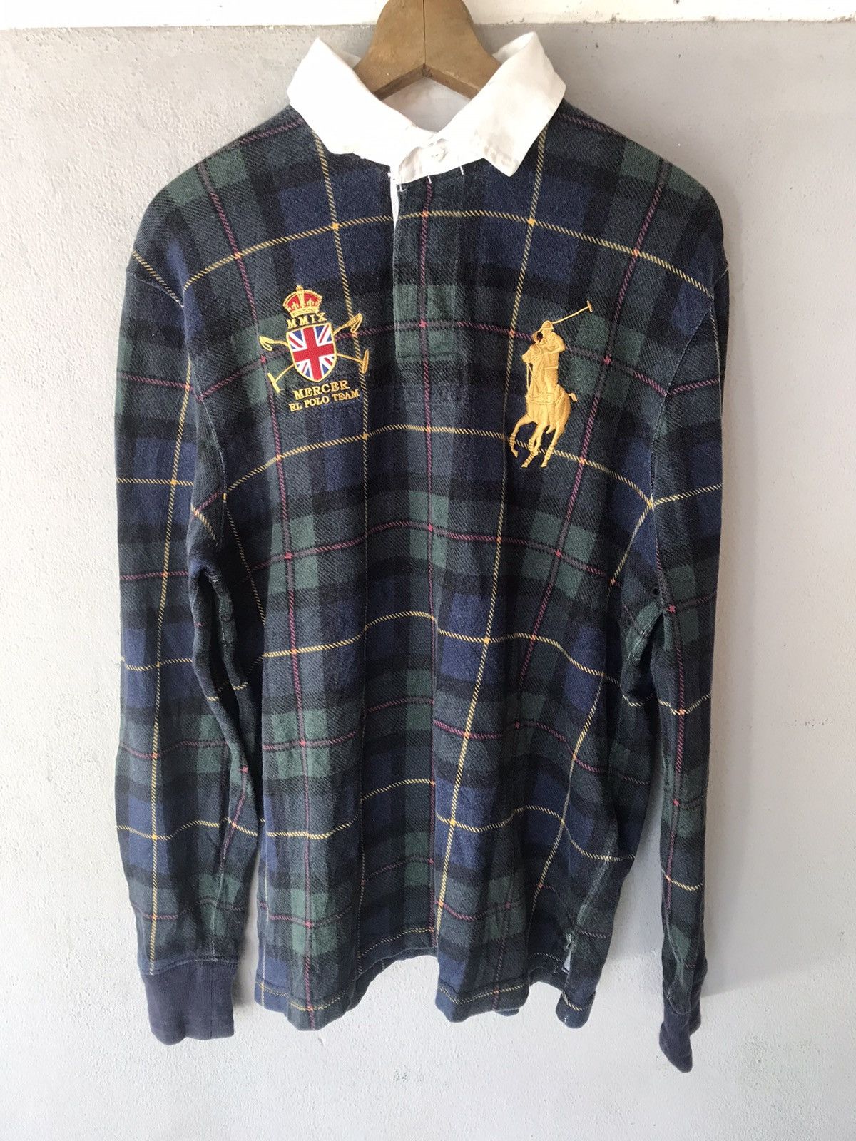 Polo Ralph Lauren × RRL Ralph Lauren × Vintage Vintage Polo Ralph Laurent Green Tartan Size US M / EU 48-50 / 2 - 1 Thumbnail