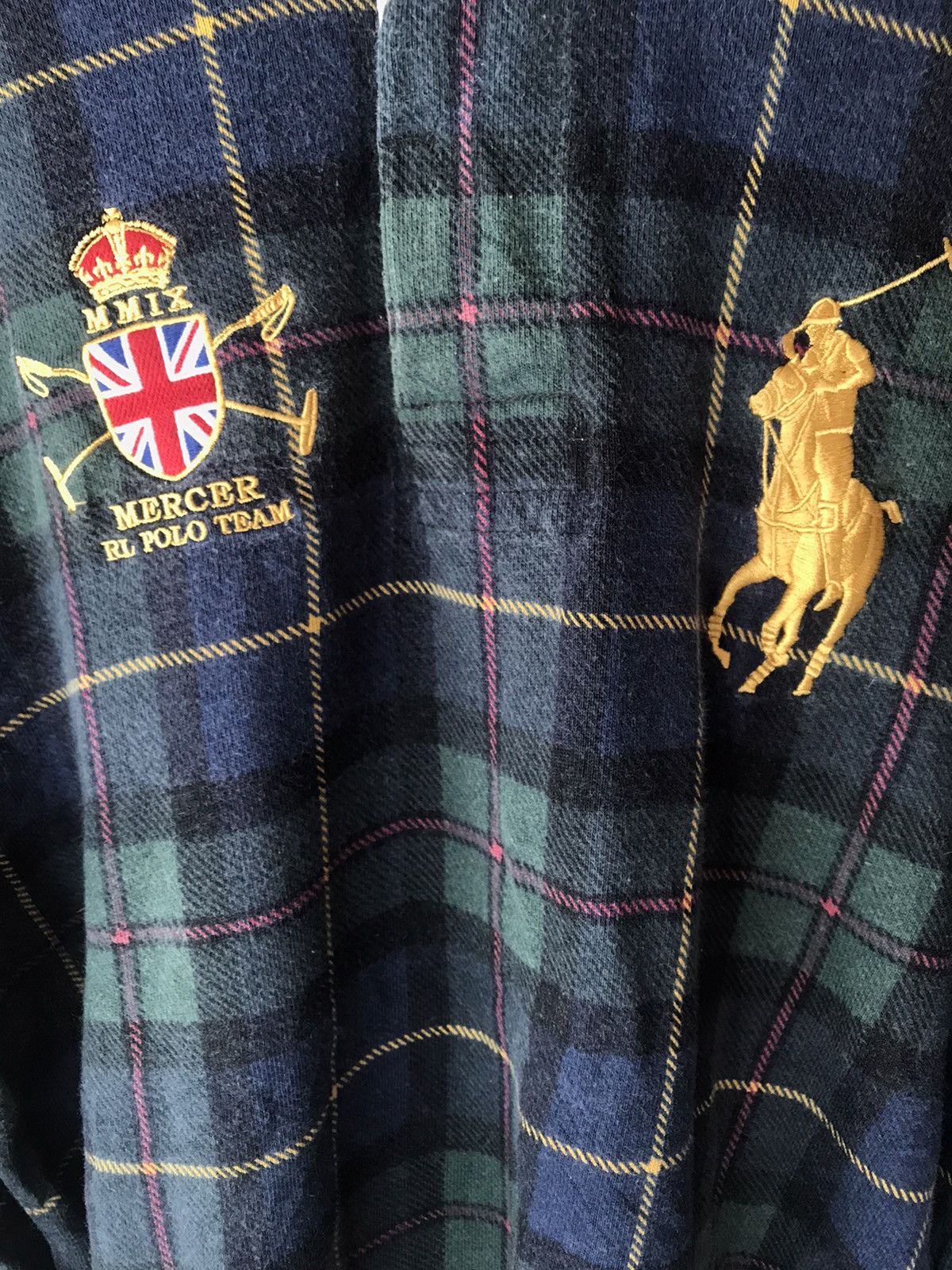 Polo Ralph Lauren × RRL Ralph Lauren × Vintage Vintage Polo Ralph Laurent Green Tartan Size US M / EU 48-50 / 2 - 3 Thumbnail
