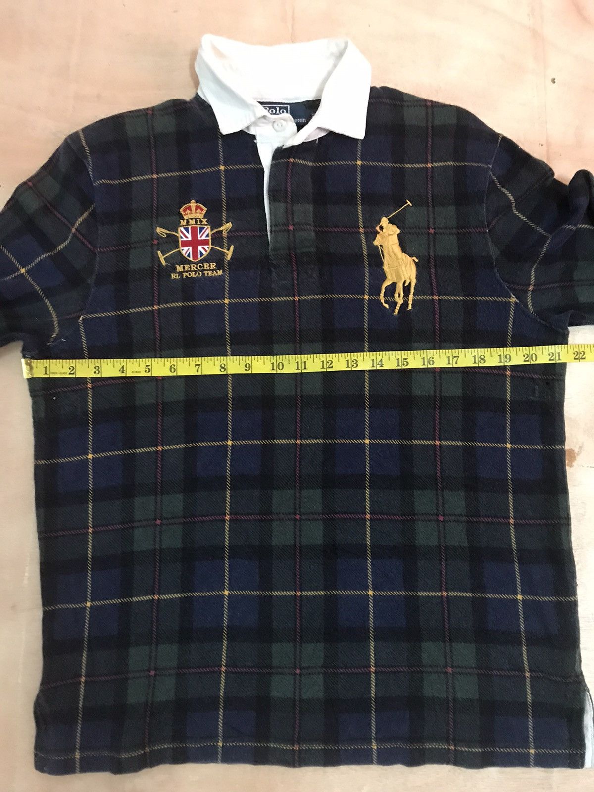 Polo Ralph Lauren × RRL Ralph Lauren × Vintage Vintage Polo Ralph Laurent Green Tartan Size US M / EU 48-50 / 2 - 5 Thumbnail