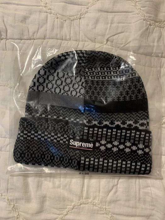 Supreme Supreme Multi Pattern Beanie Black FW20 | Grailed