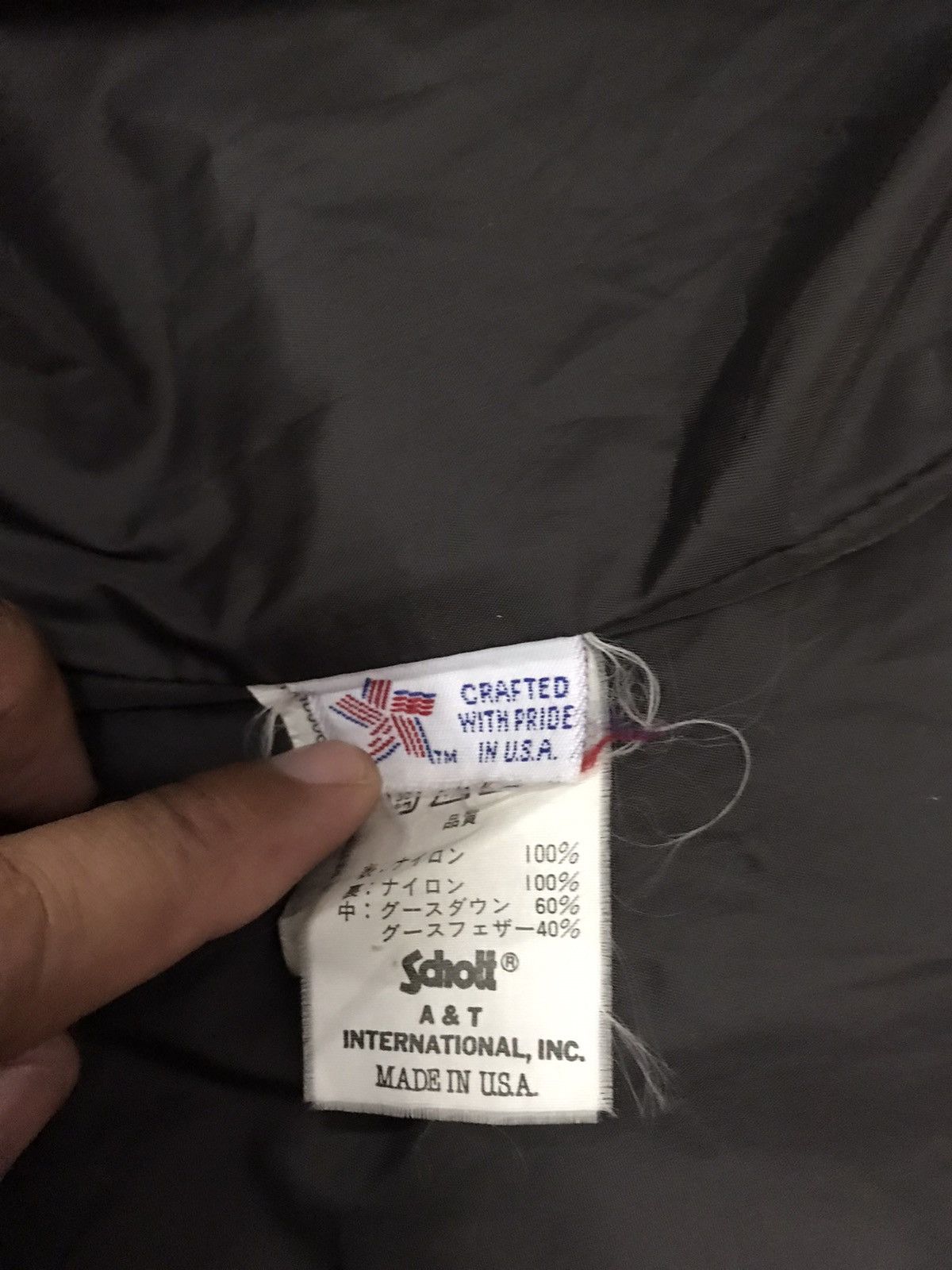 Schott × Vintage Vintage Down Jacket Size US M / EU 48-50 / 2 - 9 Thumbnail