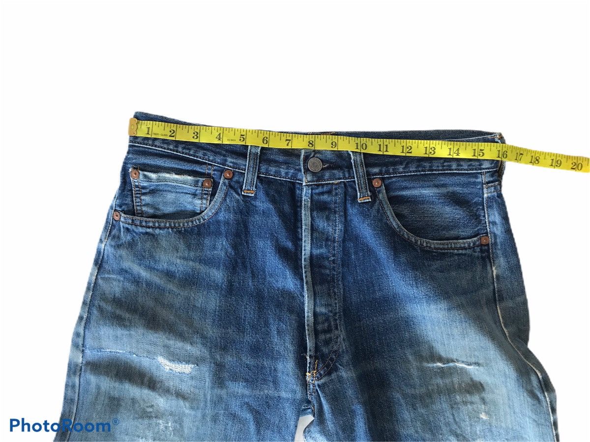 Levi's Vintage Clothing × Vintage Vintage Levi's Big E 501xx LVC Jeans Selvedge Distressed Size US 32 / EU 48 - 12 Thumbnail