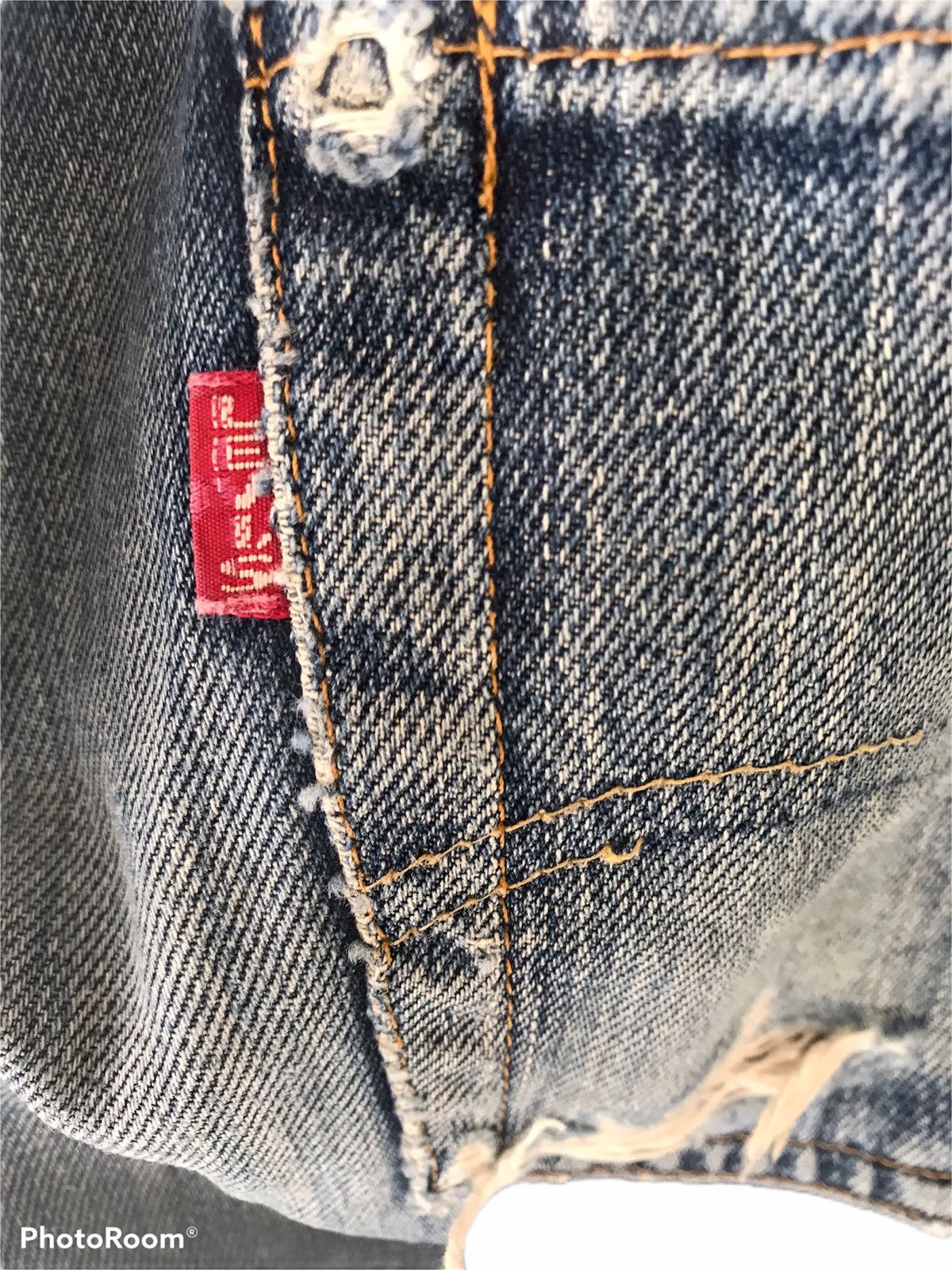 Levi's Vintage Clothing × Vintage Vintage Levi's Big E 501xx LVC Jeans Selvedge Distressed Size US 32 / EU 48 - 16 Thumbnail