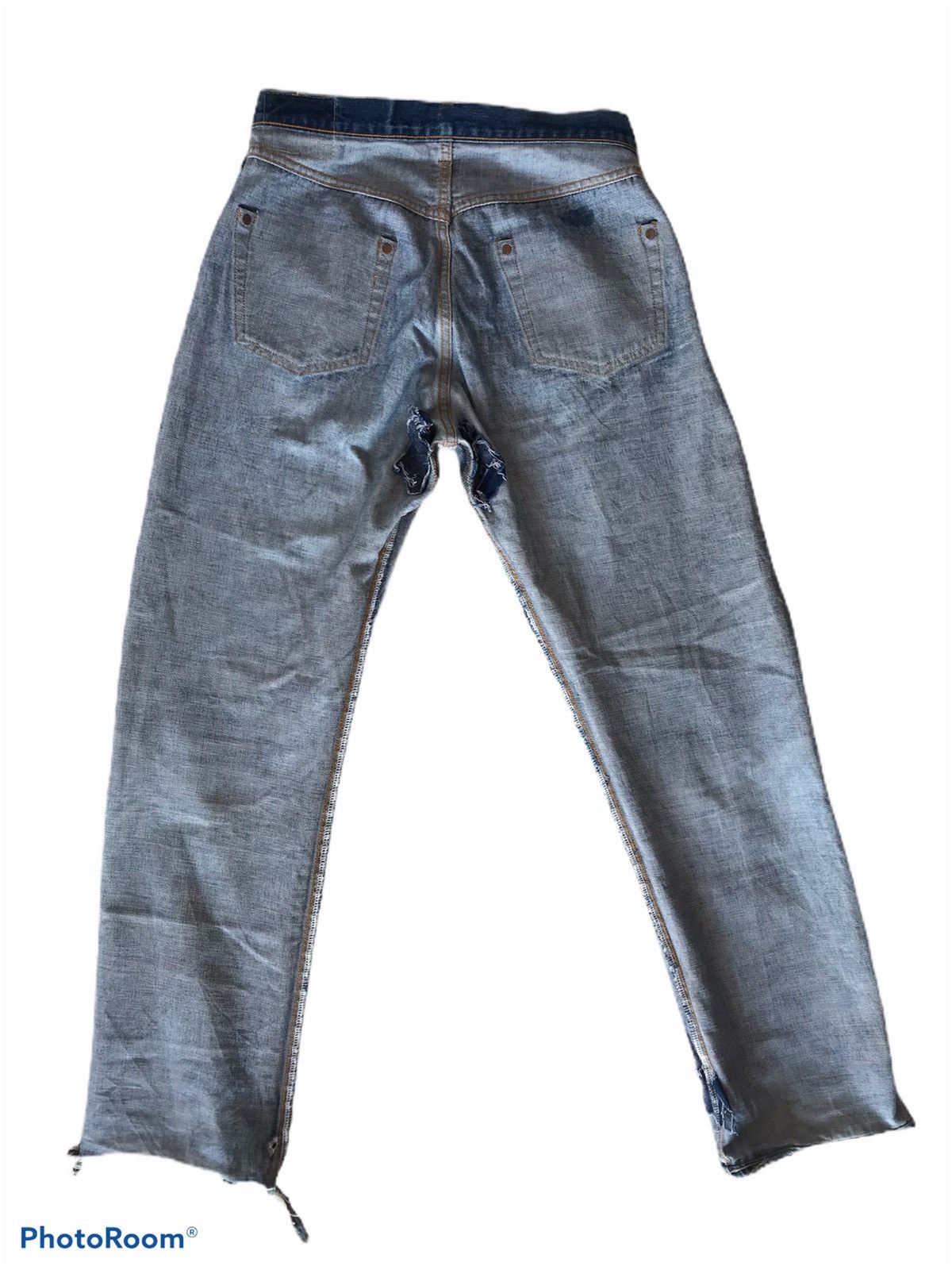 Levi's Vintage Clothing × Vintage Vintage Levi's Big E 501xx LVC Jeans Selvedge Distressed Size US 32 / EU 48 - 6 Thumbnail