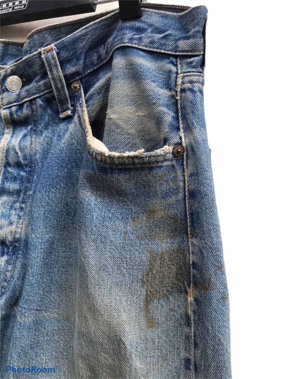 Levi's Vintage Clothing × Vintage Vintage Levi's Selvedge Distressed Size US 32 / EU 48 - 5 Thumbnail