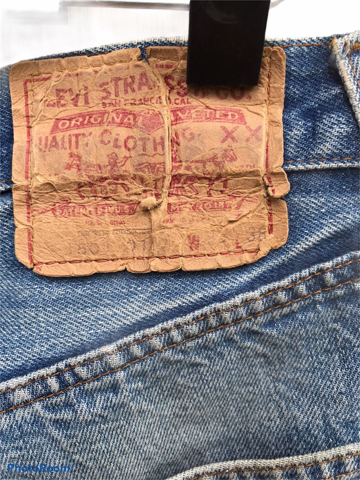 Levi's Vintage Clothing × Vintage Vintage Levi's Selvedge Distressed Size US 32 / EU 48 - 18 Thumbnail