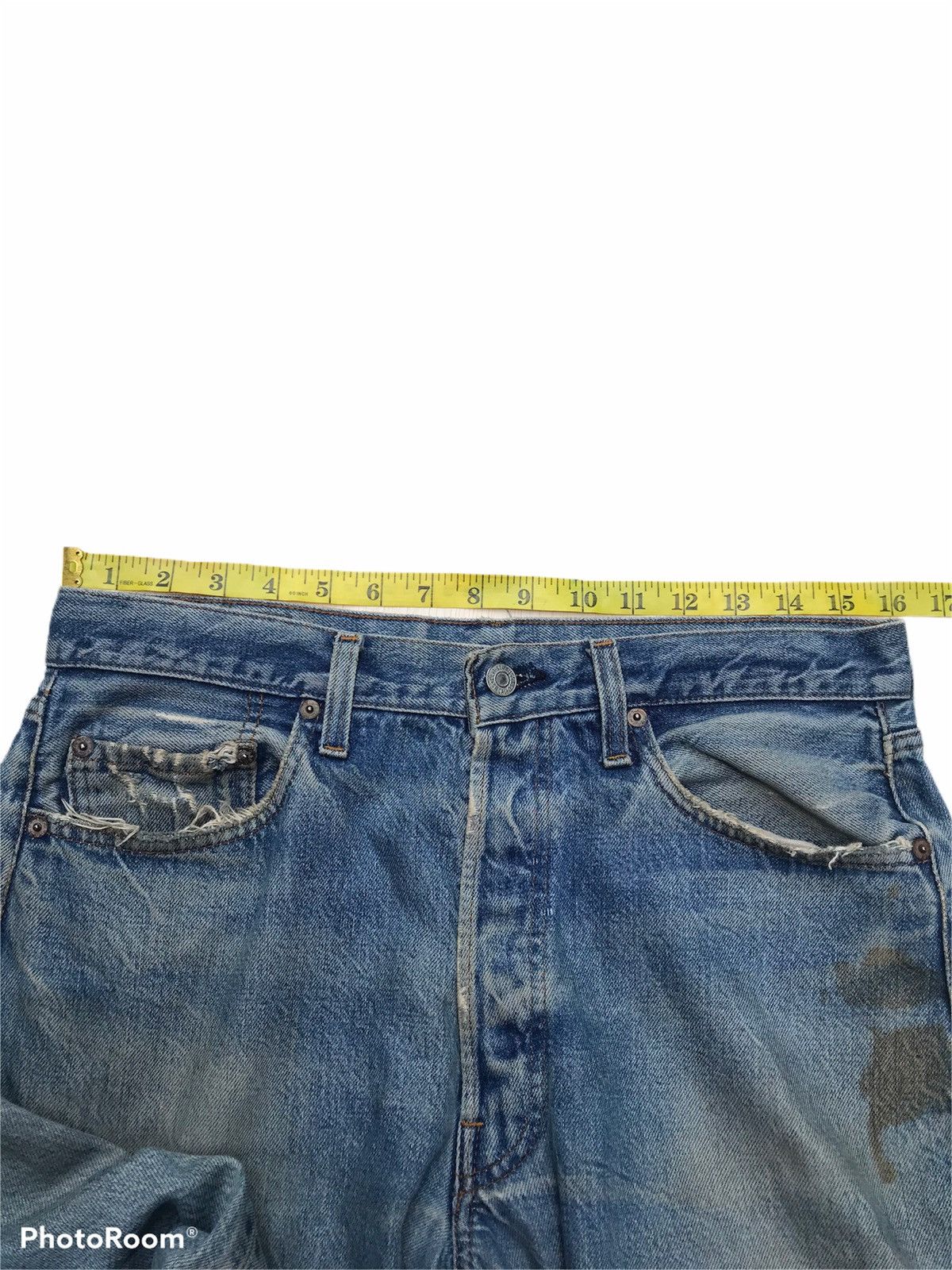 Levi's Vintage Clothing × Vintage Vintage Levi's Selvedge Distressed Size US 32 / EU 48 - 14 Thumbnail