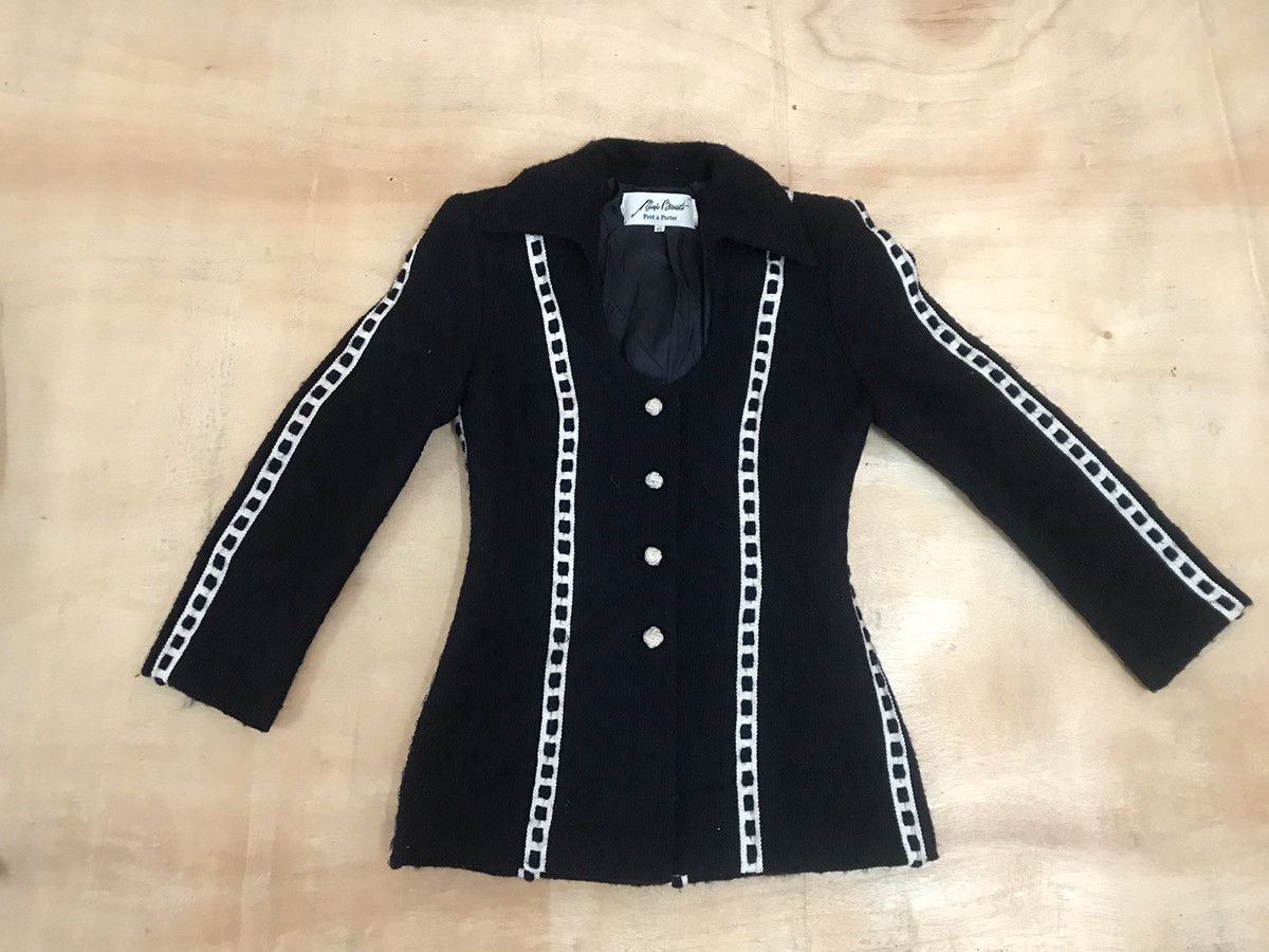 Vintage Vintage Mario Borsato Button Ups Wool Jacket Size US XS / EU 42 / 0 - 9 Thumbnail