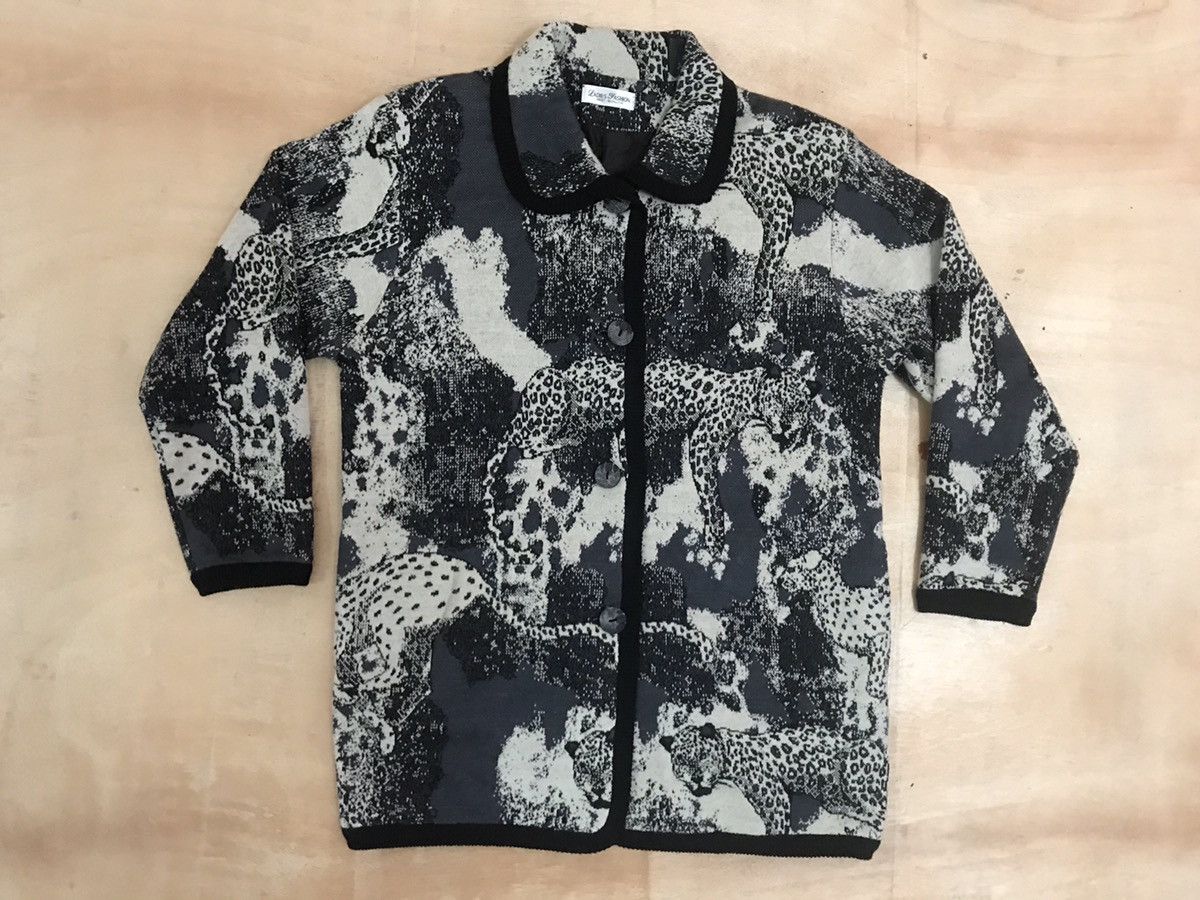 Japanese Brand × Vintage Vintage Buttons Ups Overprints Tiger Size US L / EU 52-54 / 3 - 7 Thumbnail