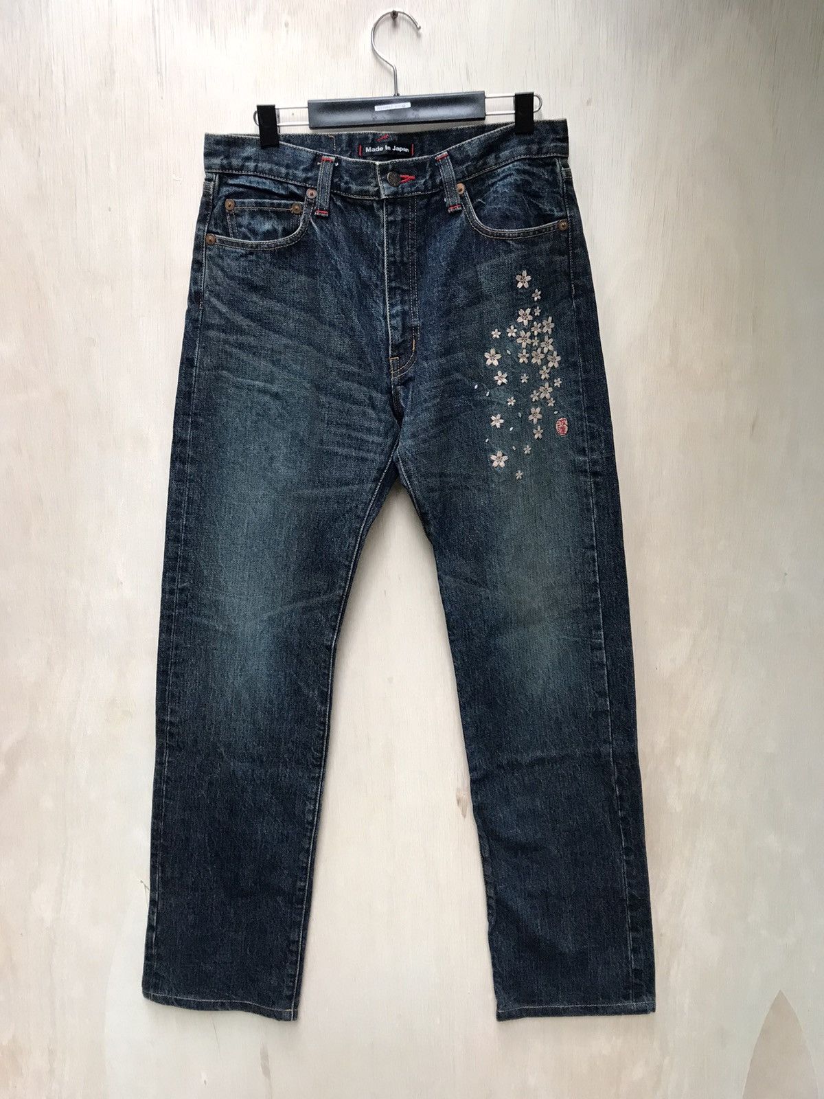 Japanese Brand × Vintage Vintage Japanese Blue Denim Jeans Size US 32 / EU 48 - 1 Thumbnail
