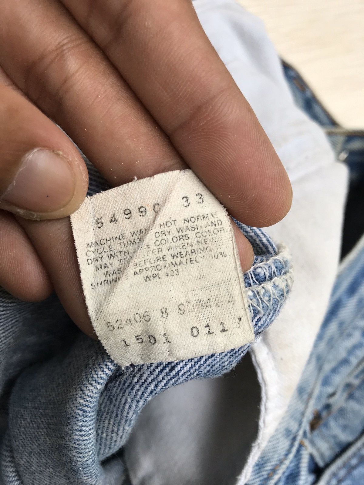 Levi's Vintage Clothing × Vintage Vintage Levi's Distressed Size US 30 / EU 46 - 16 Thumbnail