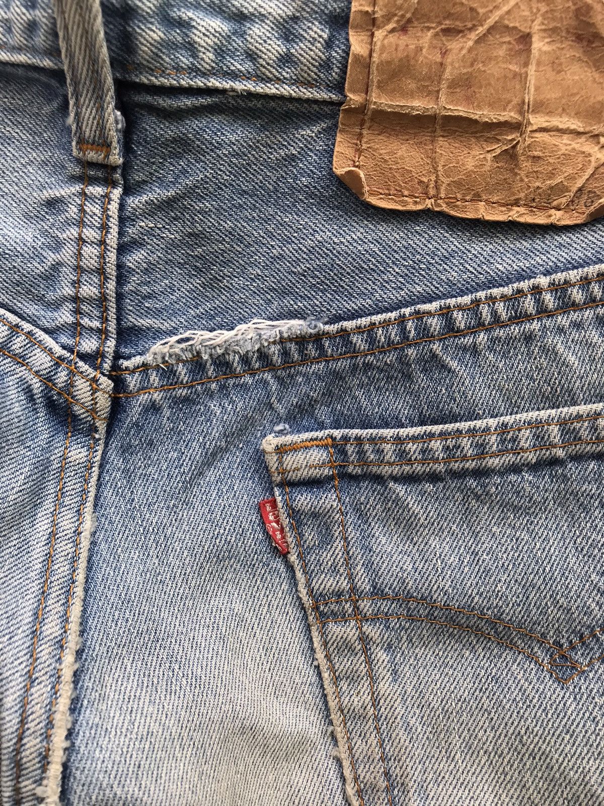 Levi's Vintage Clothing × Vintage Vintage Levi's Distressed Size US 30 / EU 46 - 13 Thumbnail