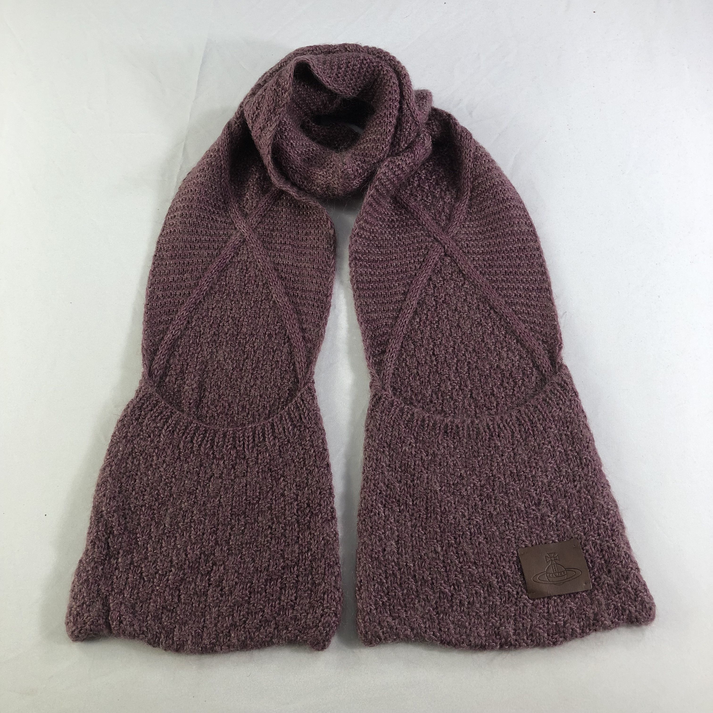 Vivienne Westwood Vivienne Westwood Knit Pocketed Scarf Muffler V1697 Size ONE SIZE - 1 Thumbnail