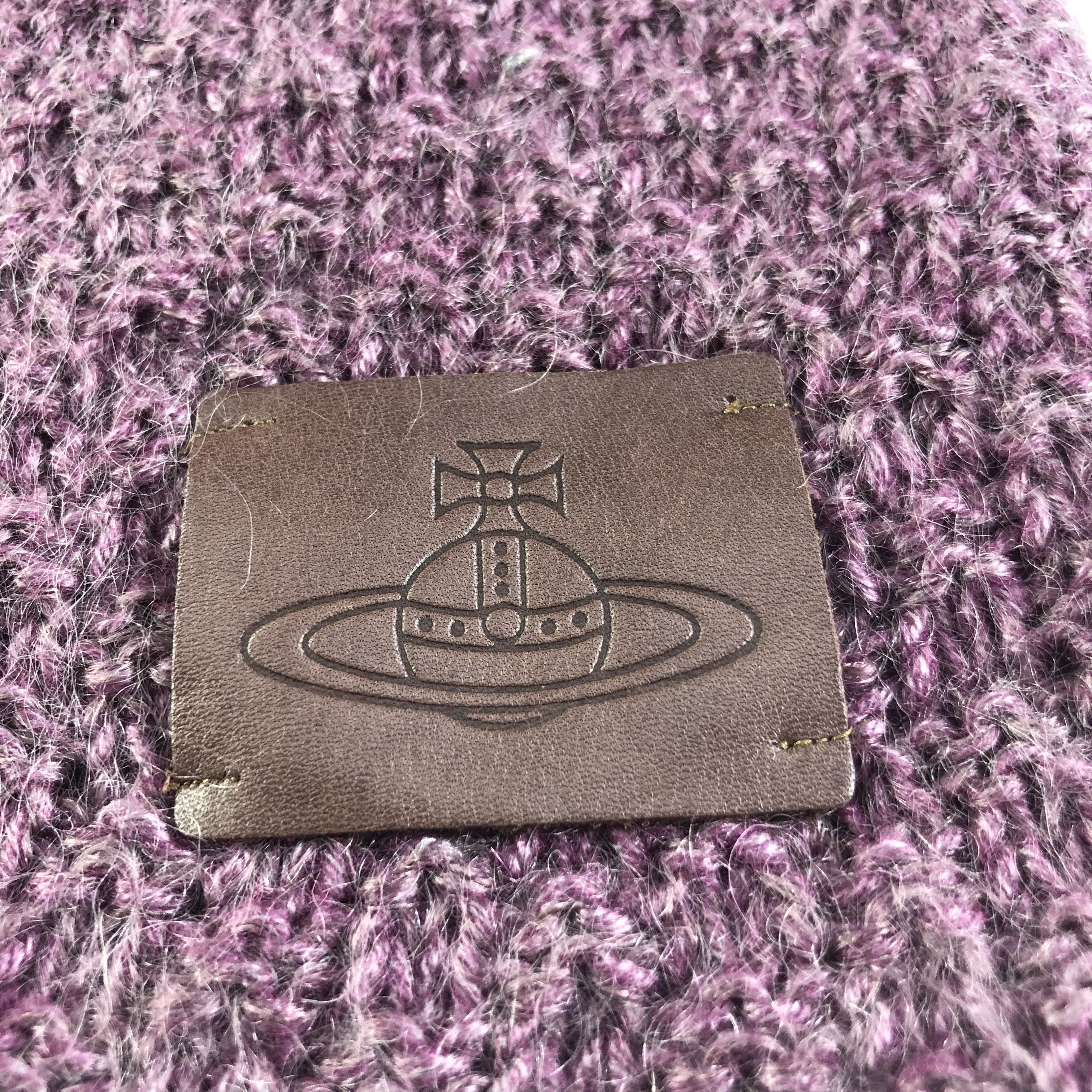 Vivienne Westwood Vivienne Westwood Knit Pocketed Scarf Muffler V1697 Size ONE SIZE - 4 Thumbnail
