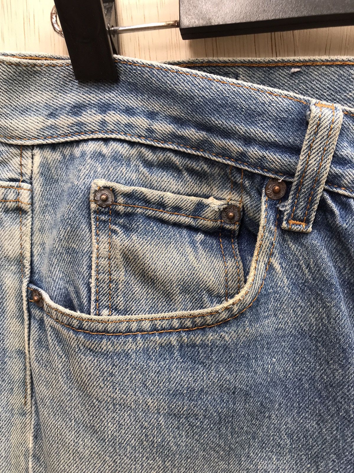 Levi's Vintage Clothing × Vintage Vintage Levi's Distressed Size US 30 / EU 46 - 8 Thumbnail